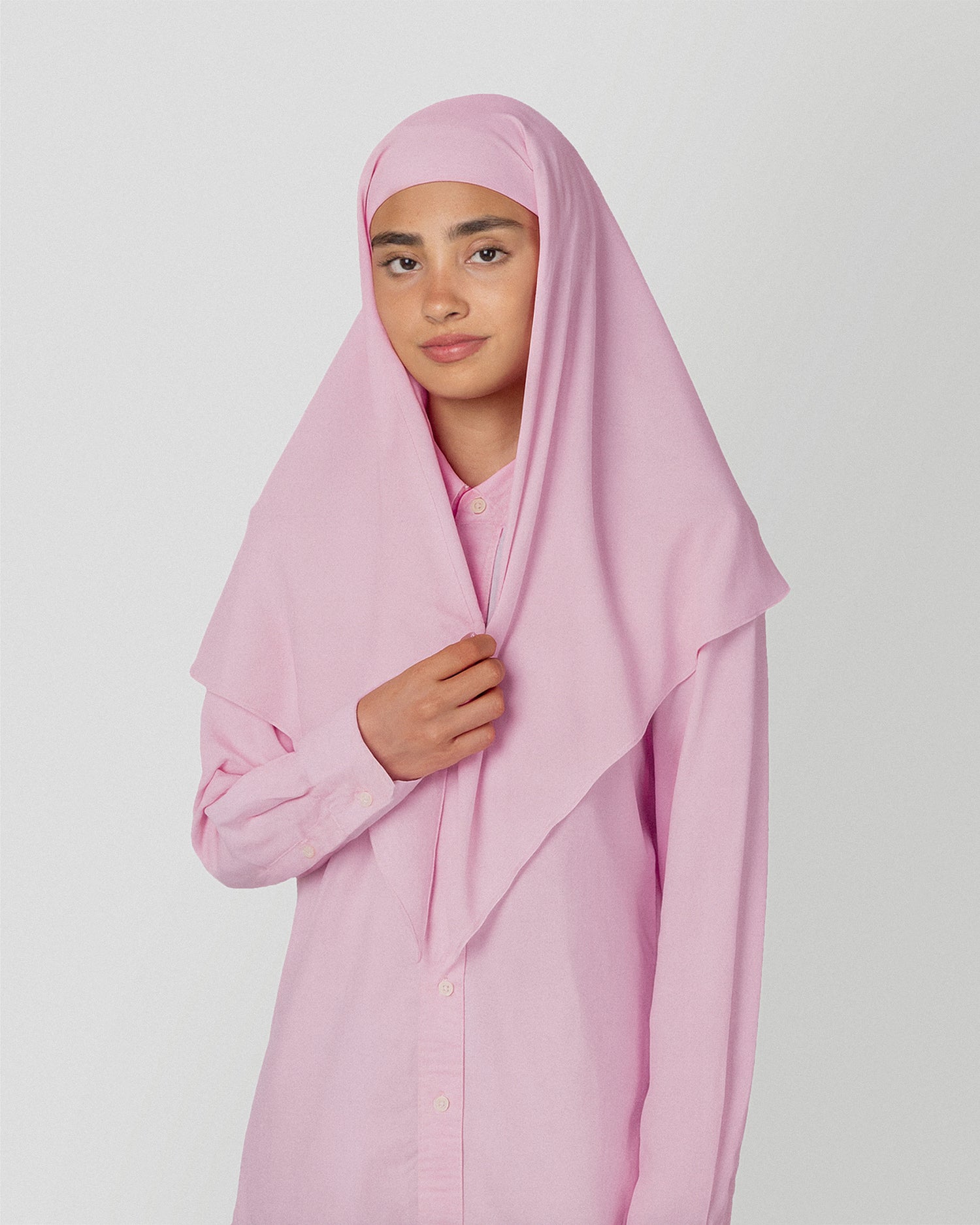 Travel Turban Scarf in Pink
