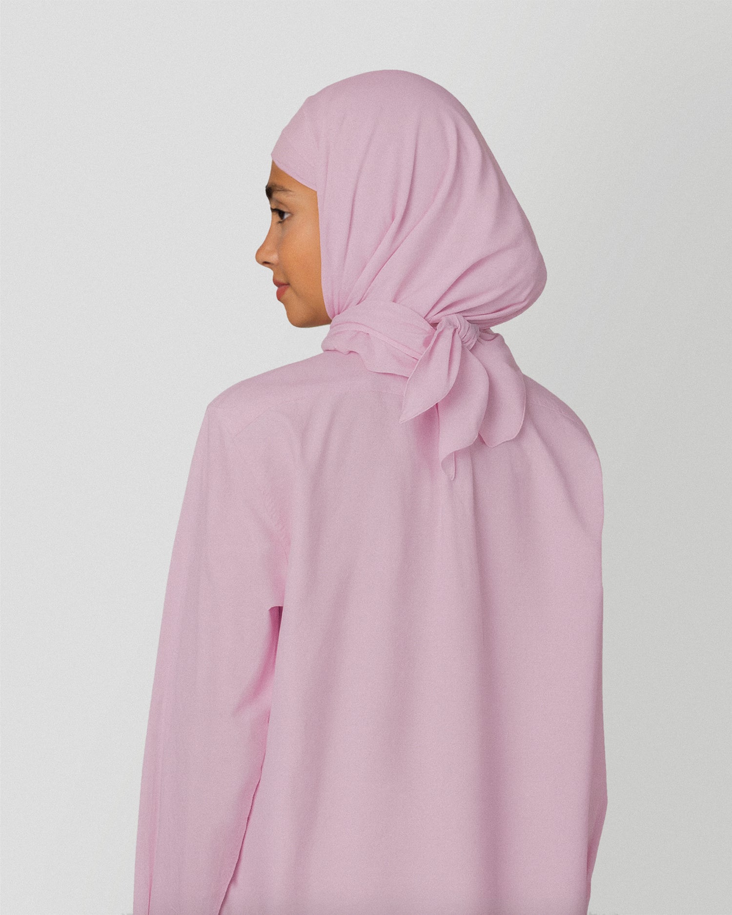 Travel Turban Scarf in Pink