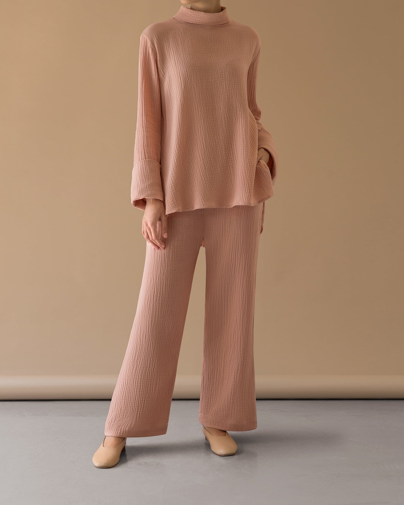 WIDE PANTS - cinnamon