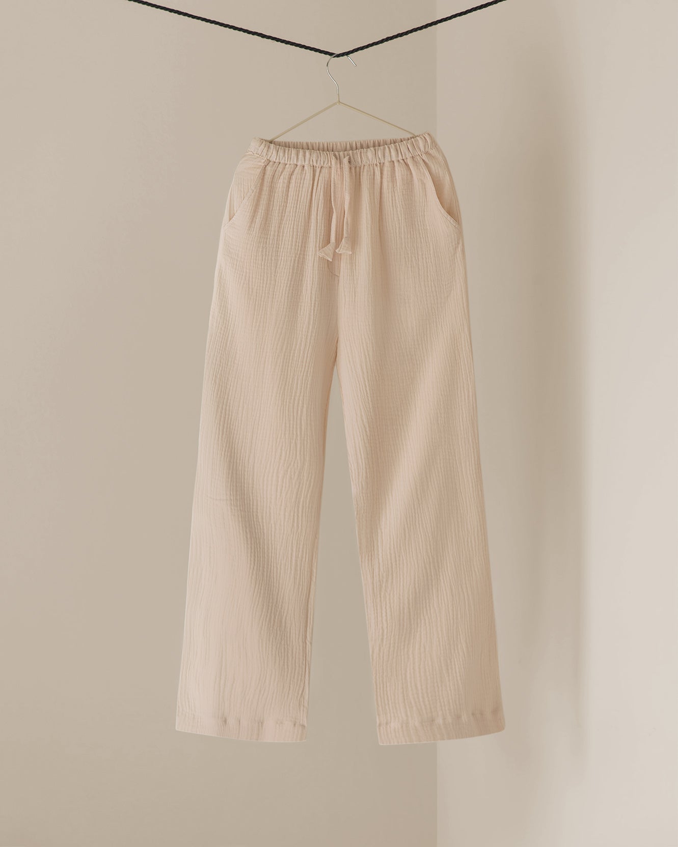 WIDE PANTS - cream