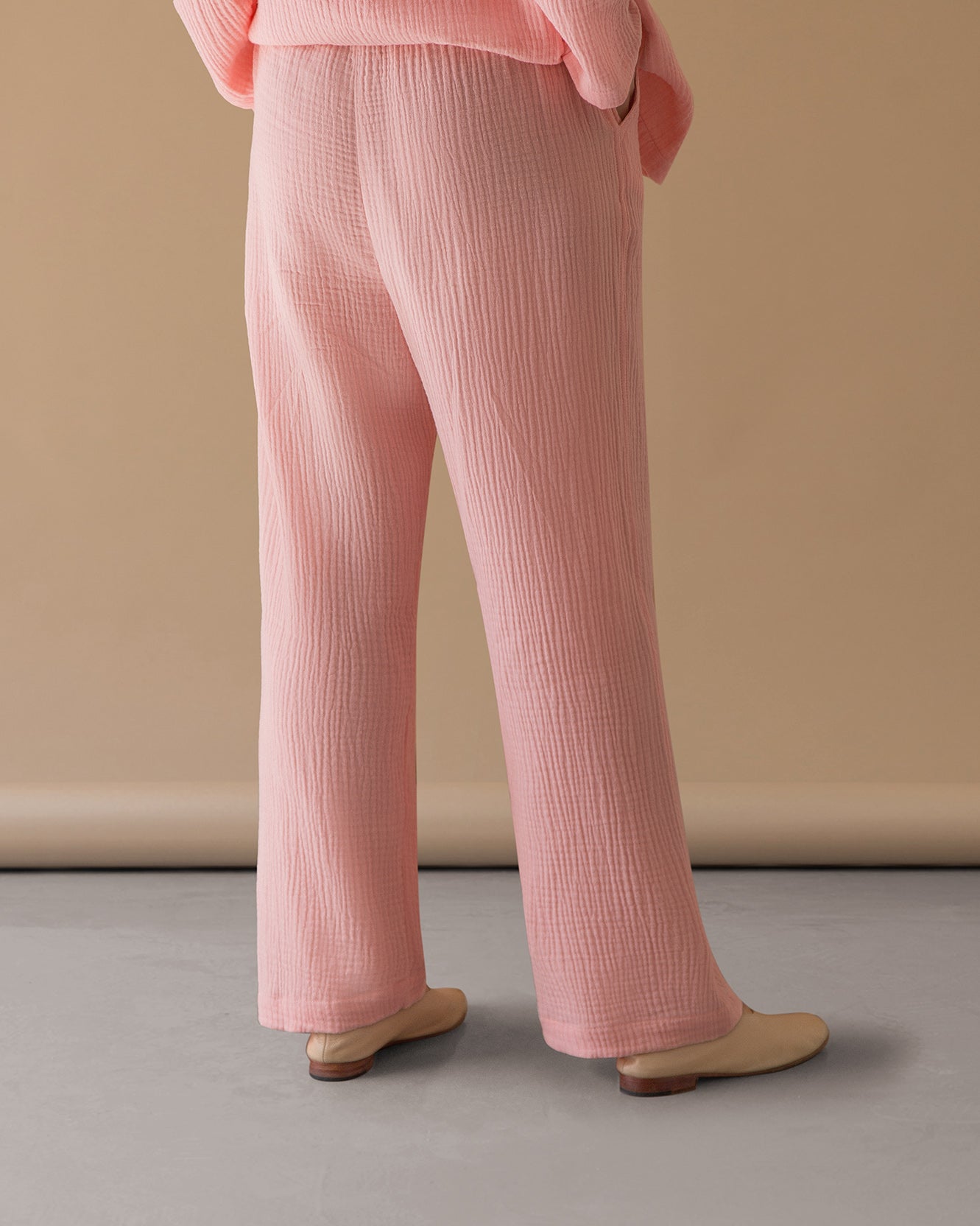 WIDE PANTS - pink