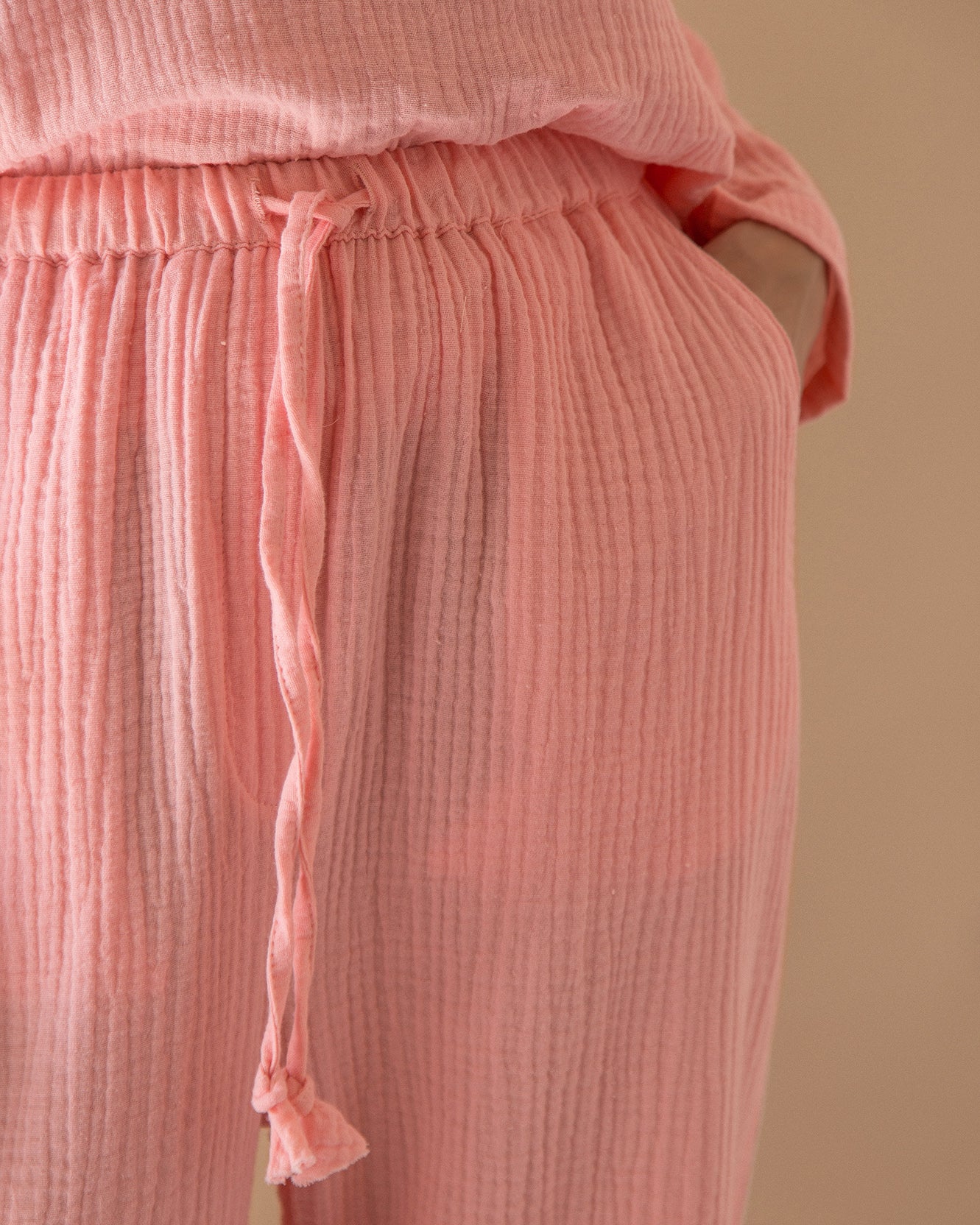 WIDE PANTS - pink