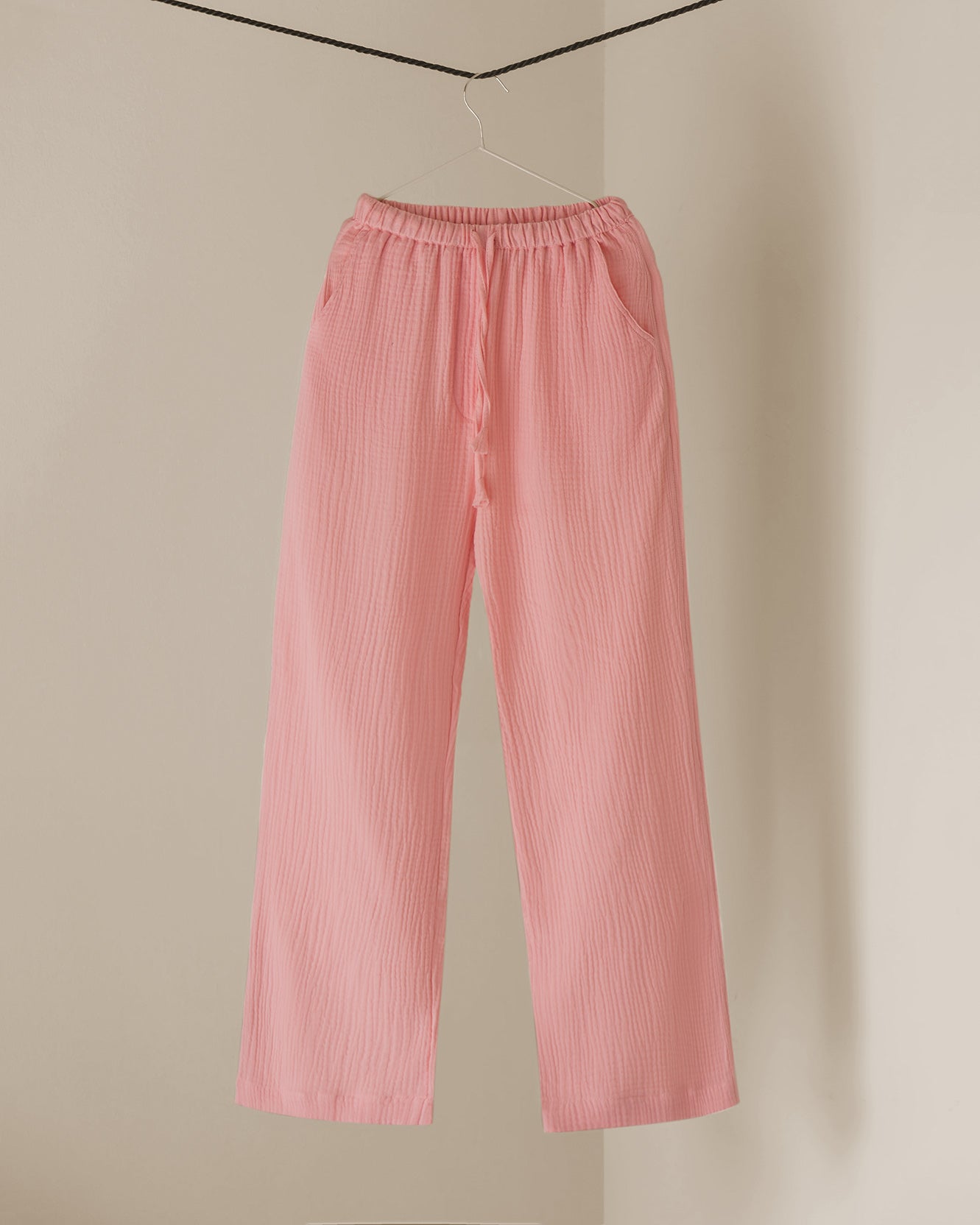 WIDE PANTS - pink