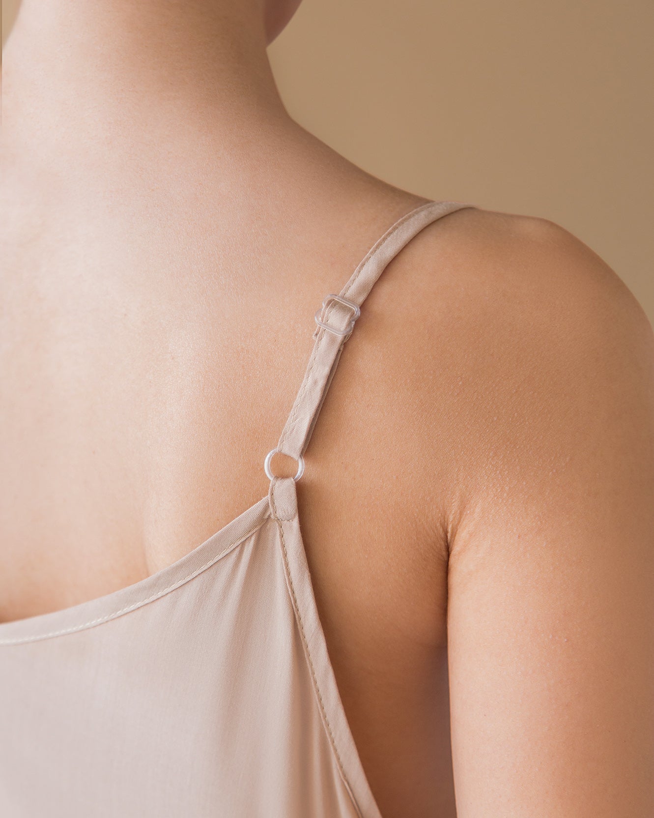 SLIP DRESS - Nude