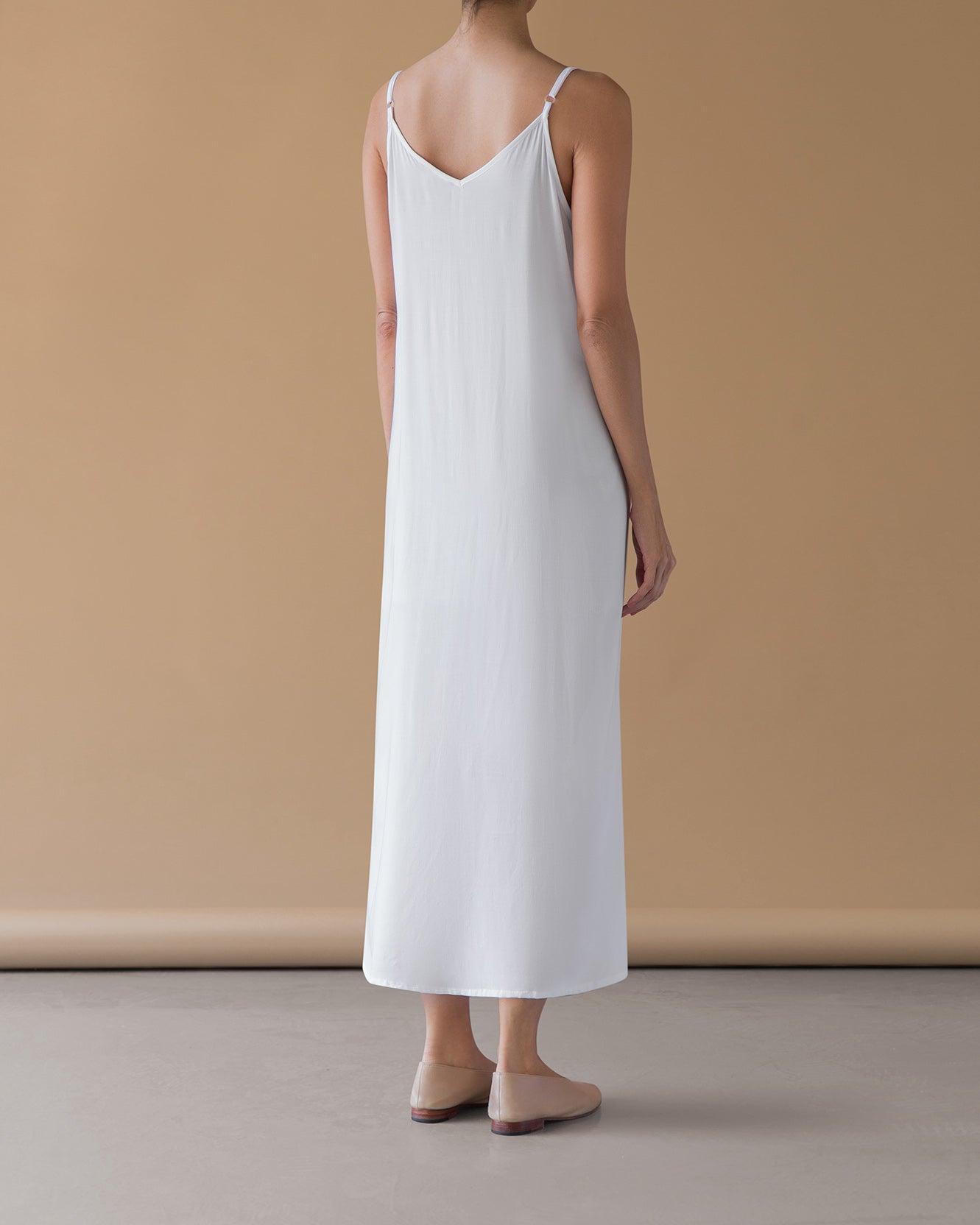 SLIP DRESS - White