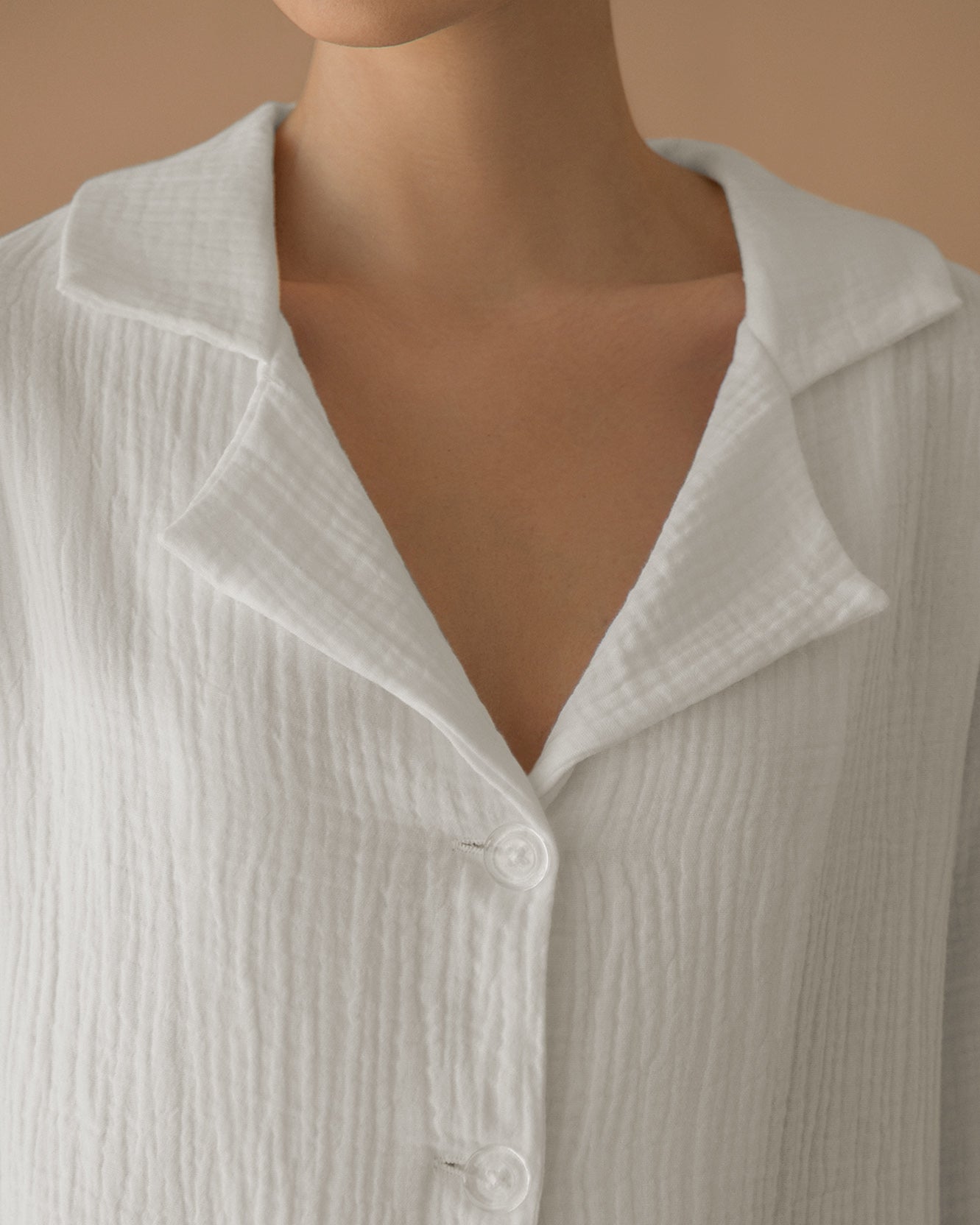 PLAIN SHIRT - off white