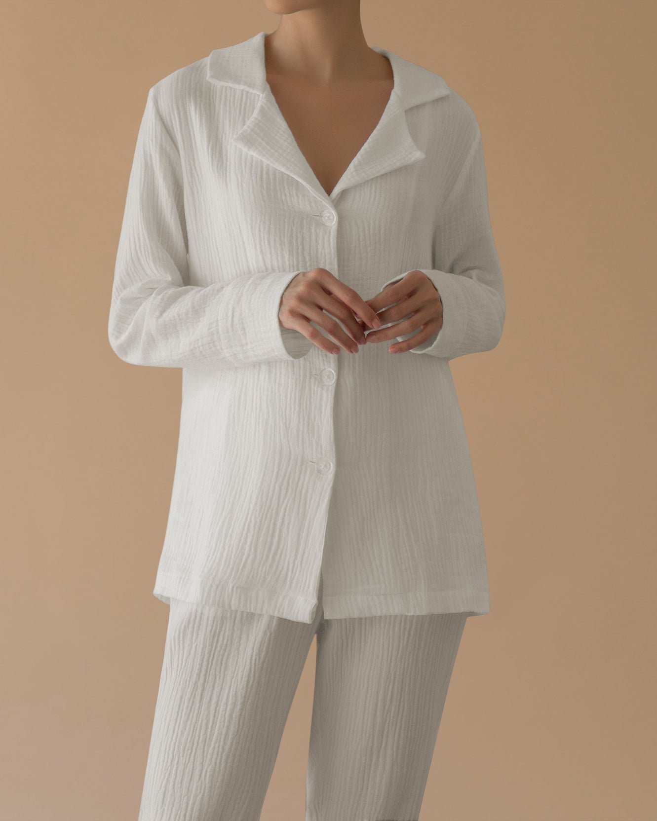 PLAIN SHIRT - off white