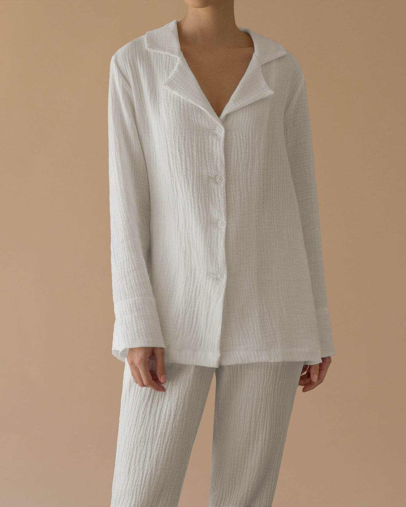 PLAIN SHIRT - off white