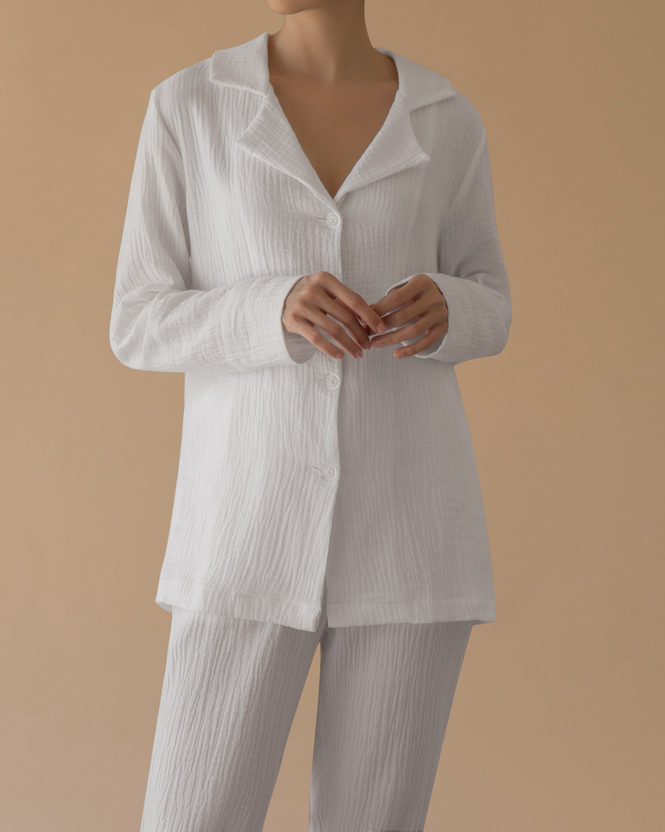 PLAIN SHIRT - white