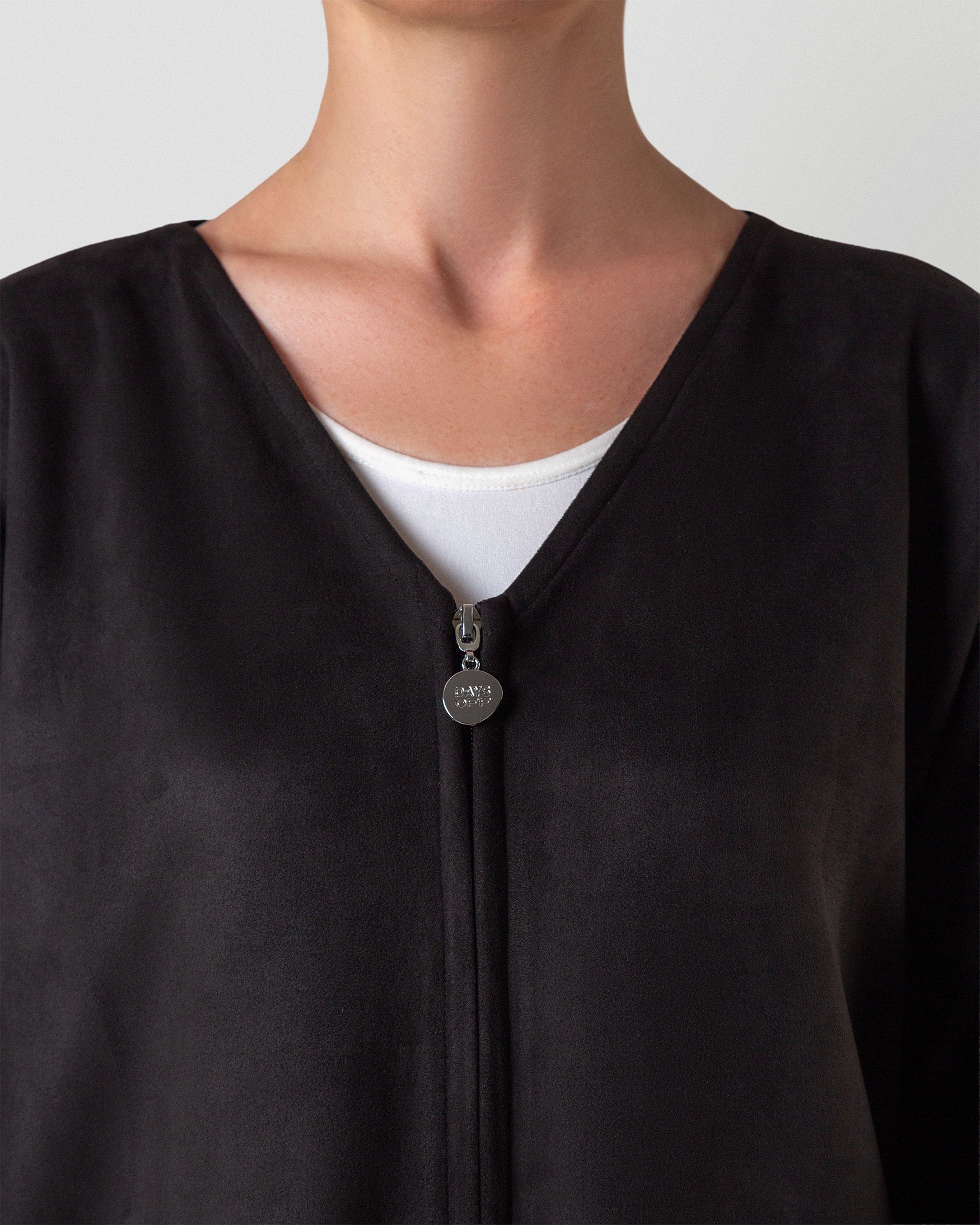 Autumn Whisper Abaya in Black