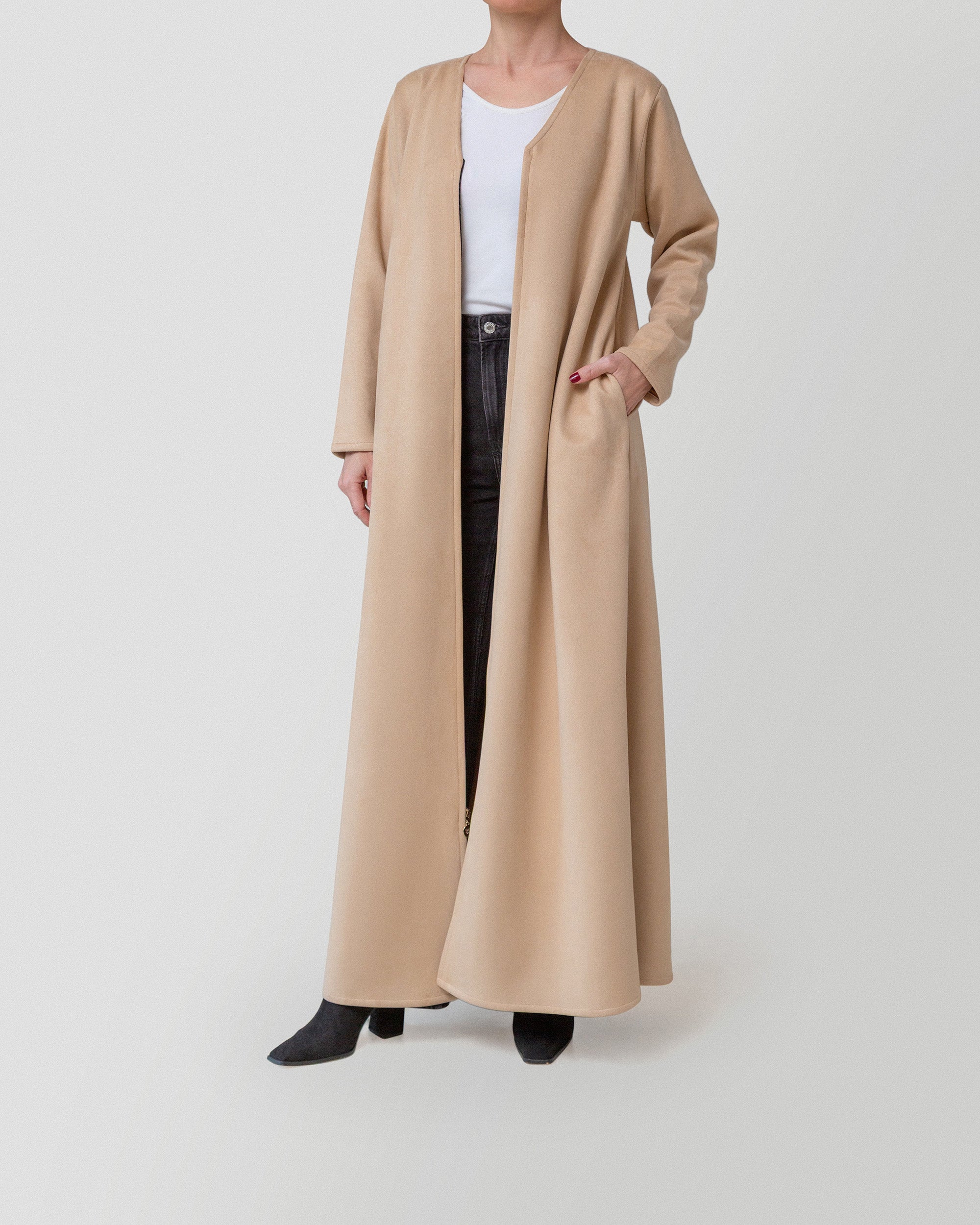 Autumn Whisper Abaya in Cream