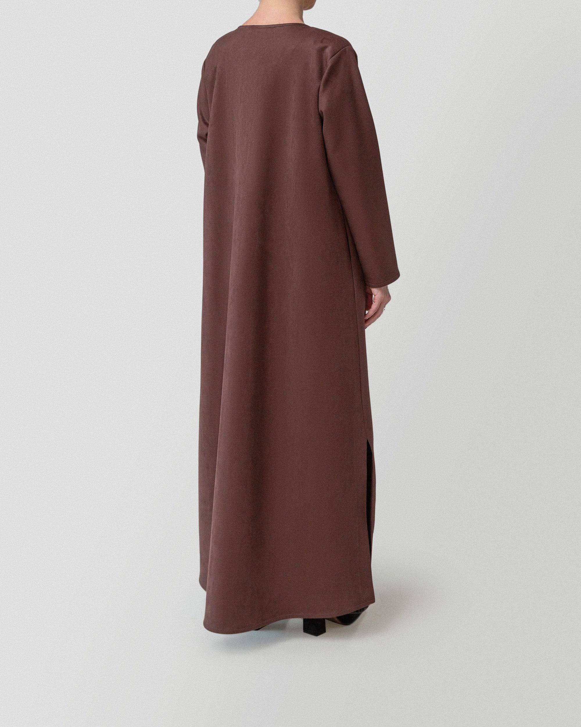 Autumn Whisper Abaya in Chocolate