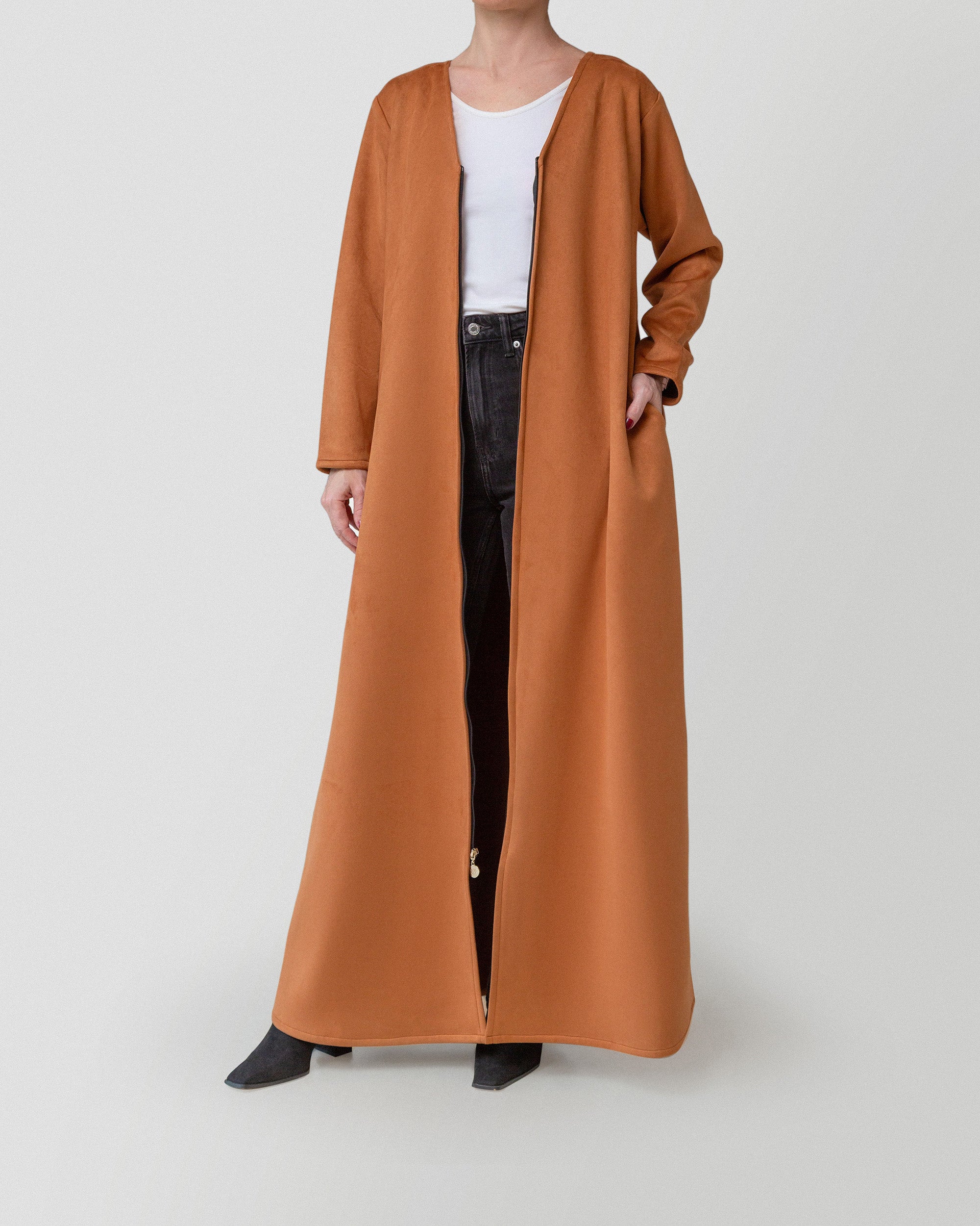 Autumn Whisper Abaya in Caramel
