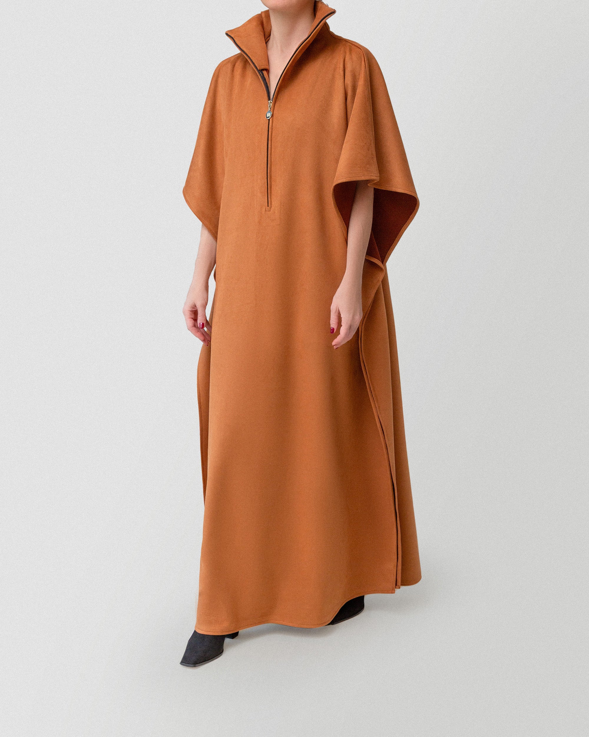 Autumn Whisper Dress in Caramel