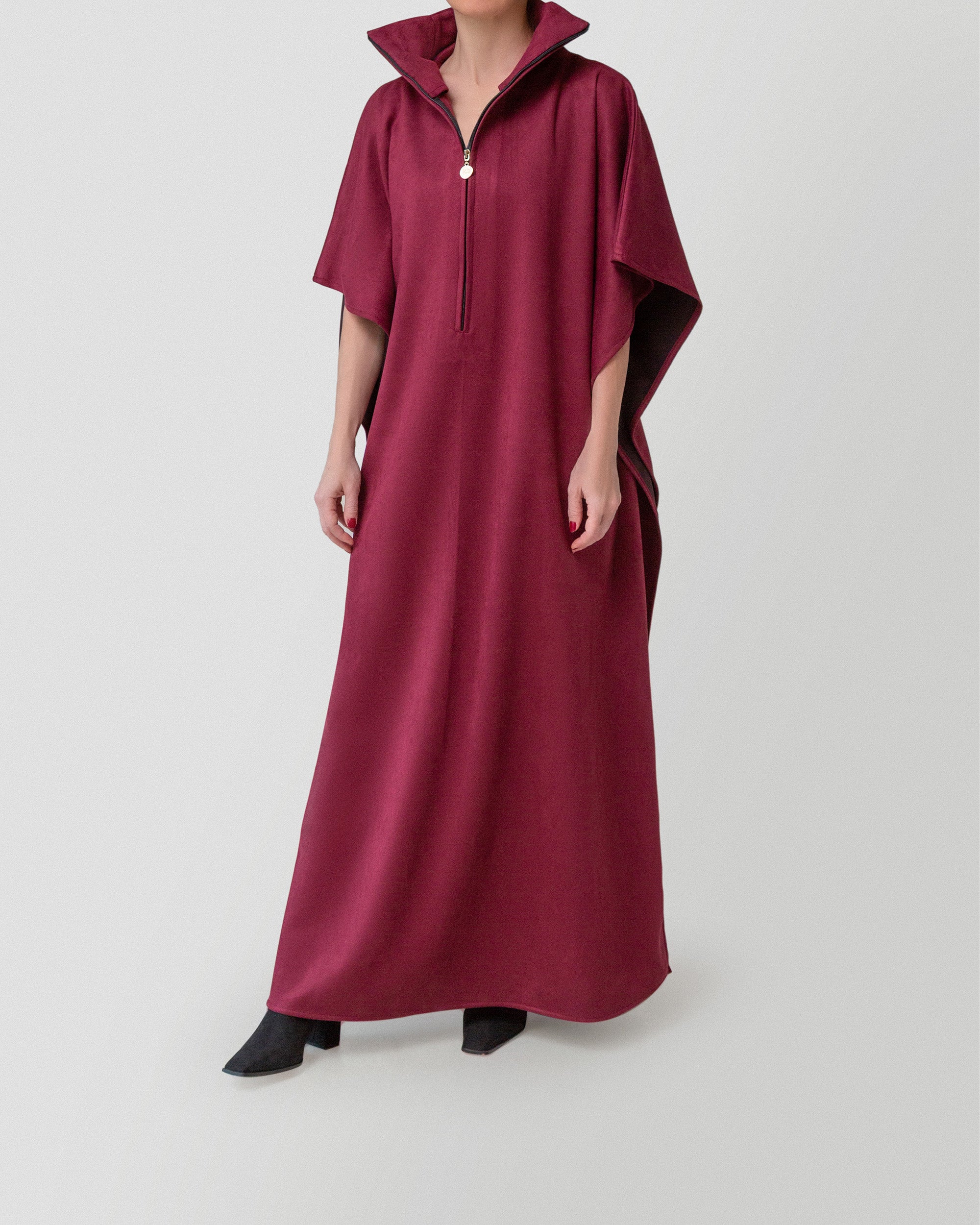 Autumn Whisper Dress in Wine