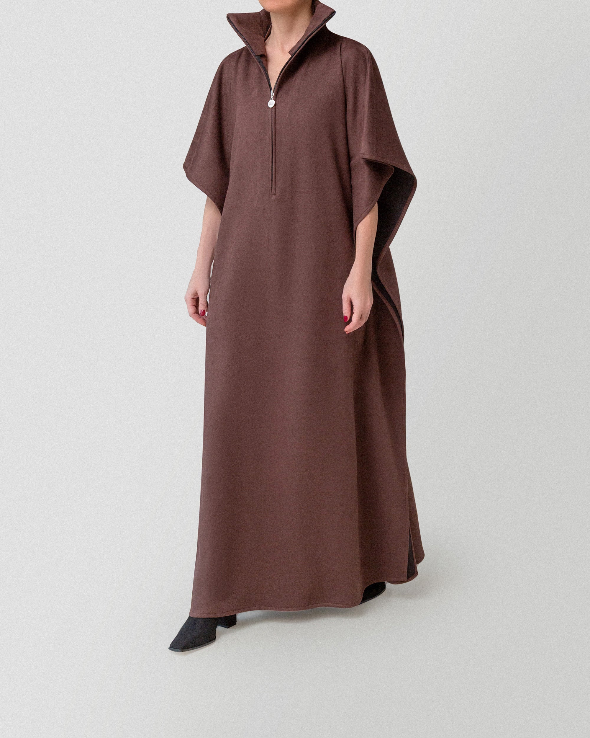 Autumn Whisper Dress in Chocolate