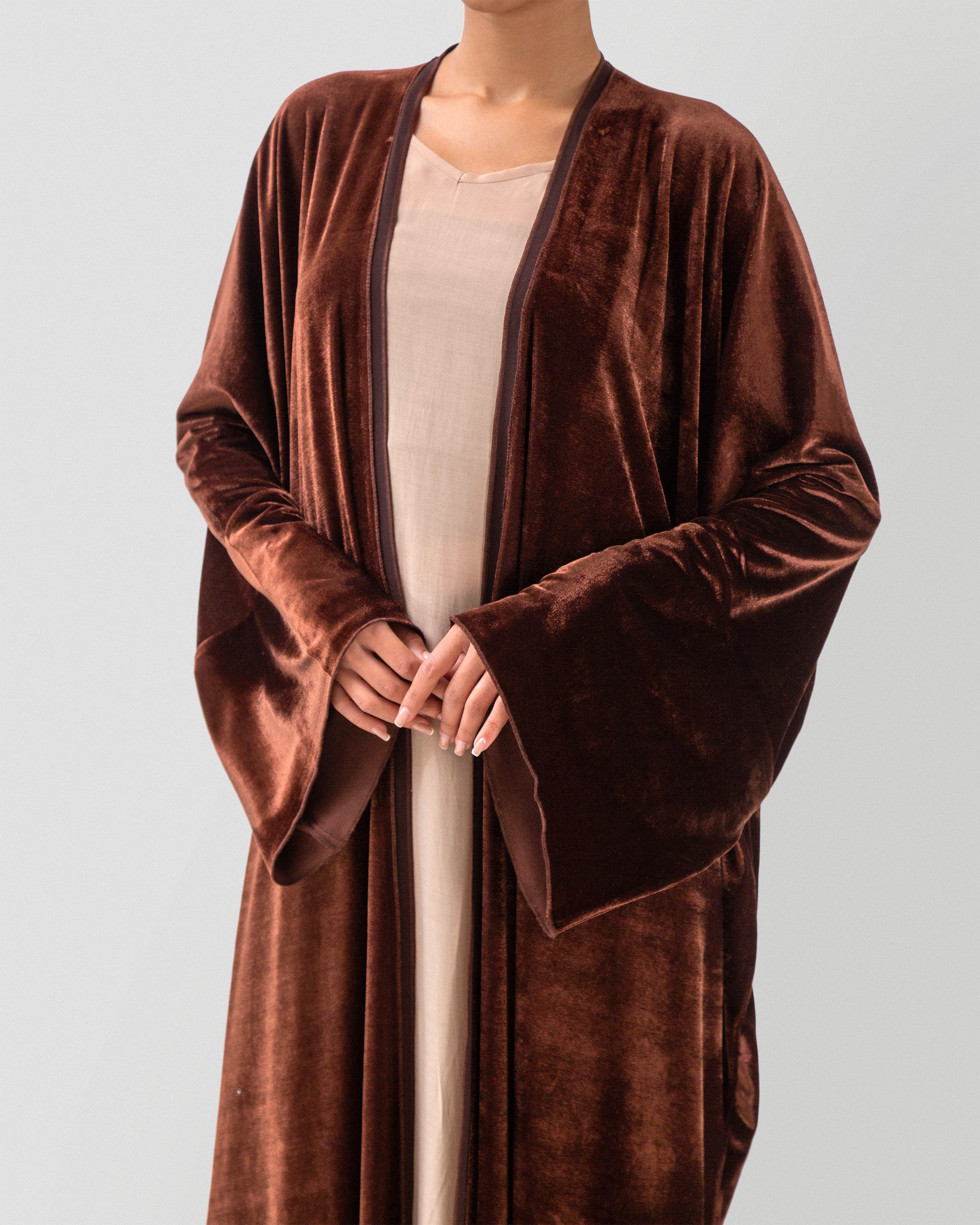 Velvet Chestnut Abaya