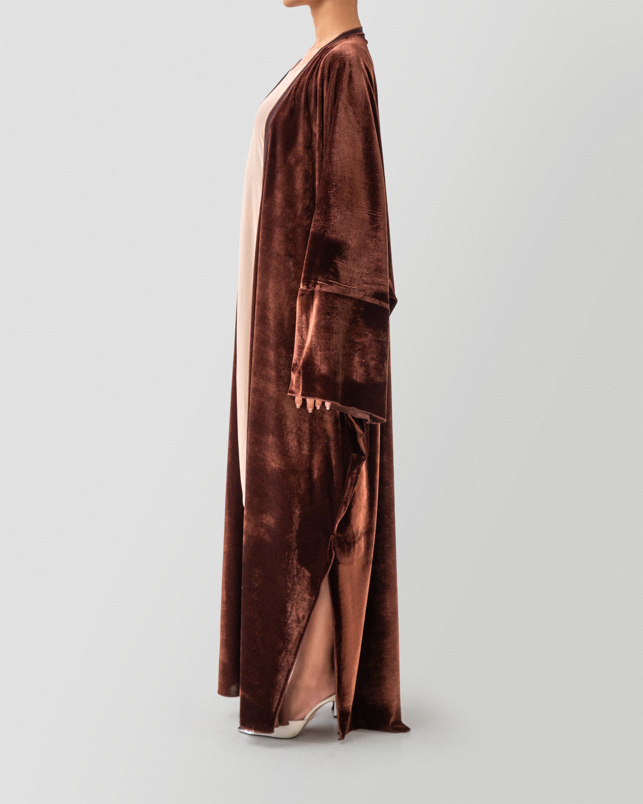 Velvet Chestnut Abaya