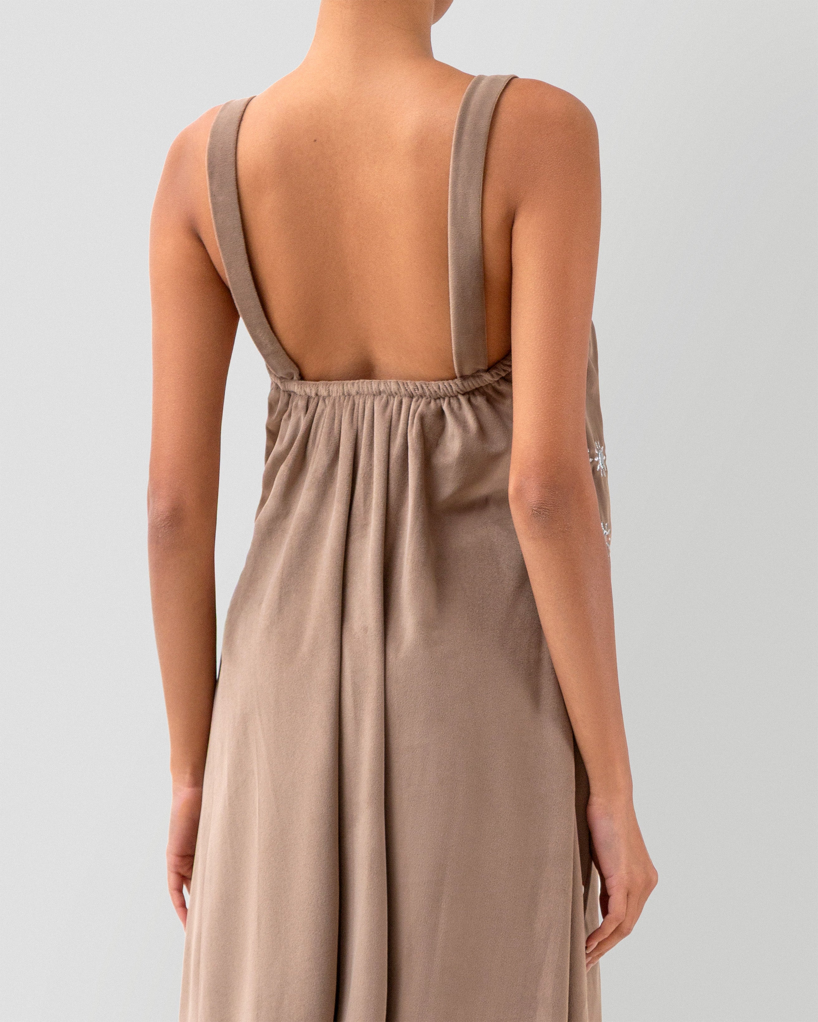 Mirror Duo Abaya in Gray