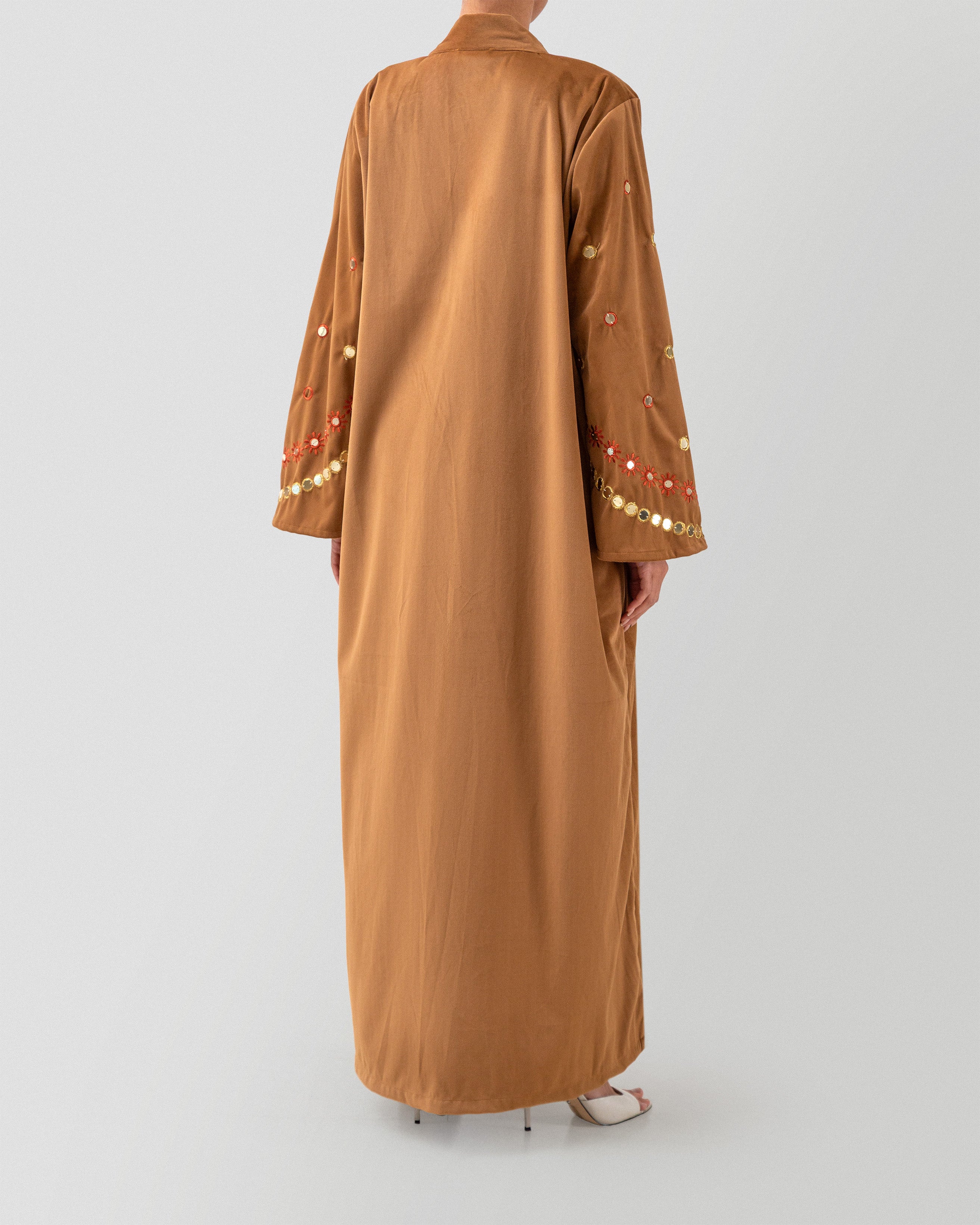 Mirror Duo Abaya in Camel