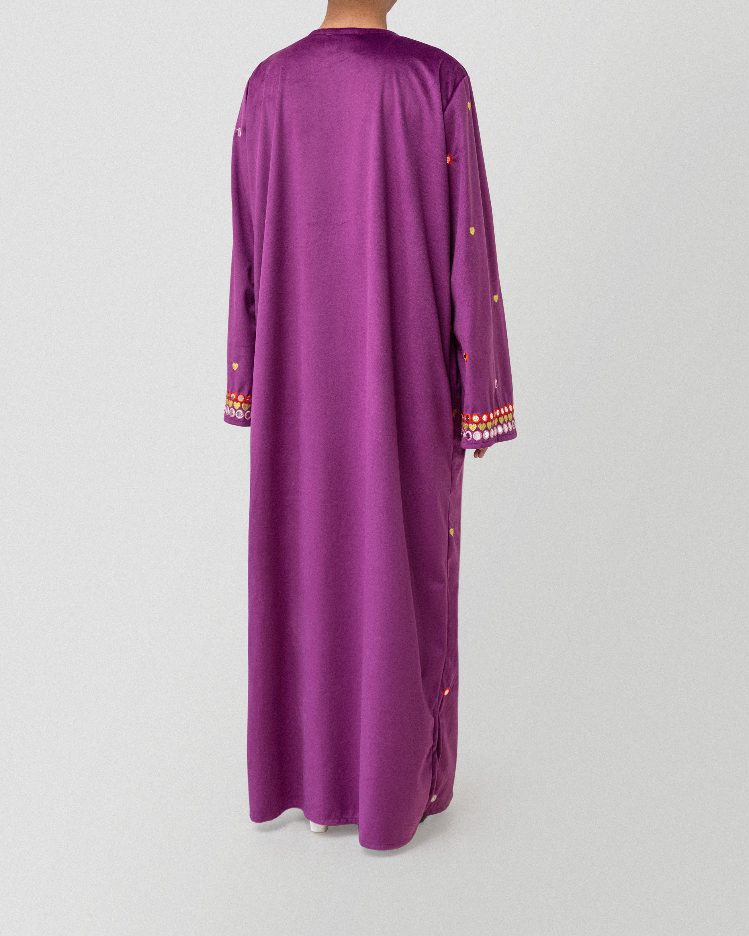 Mirrored Love Kaftan in Purple