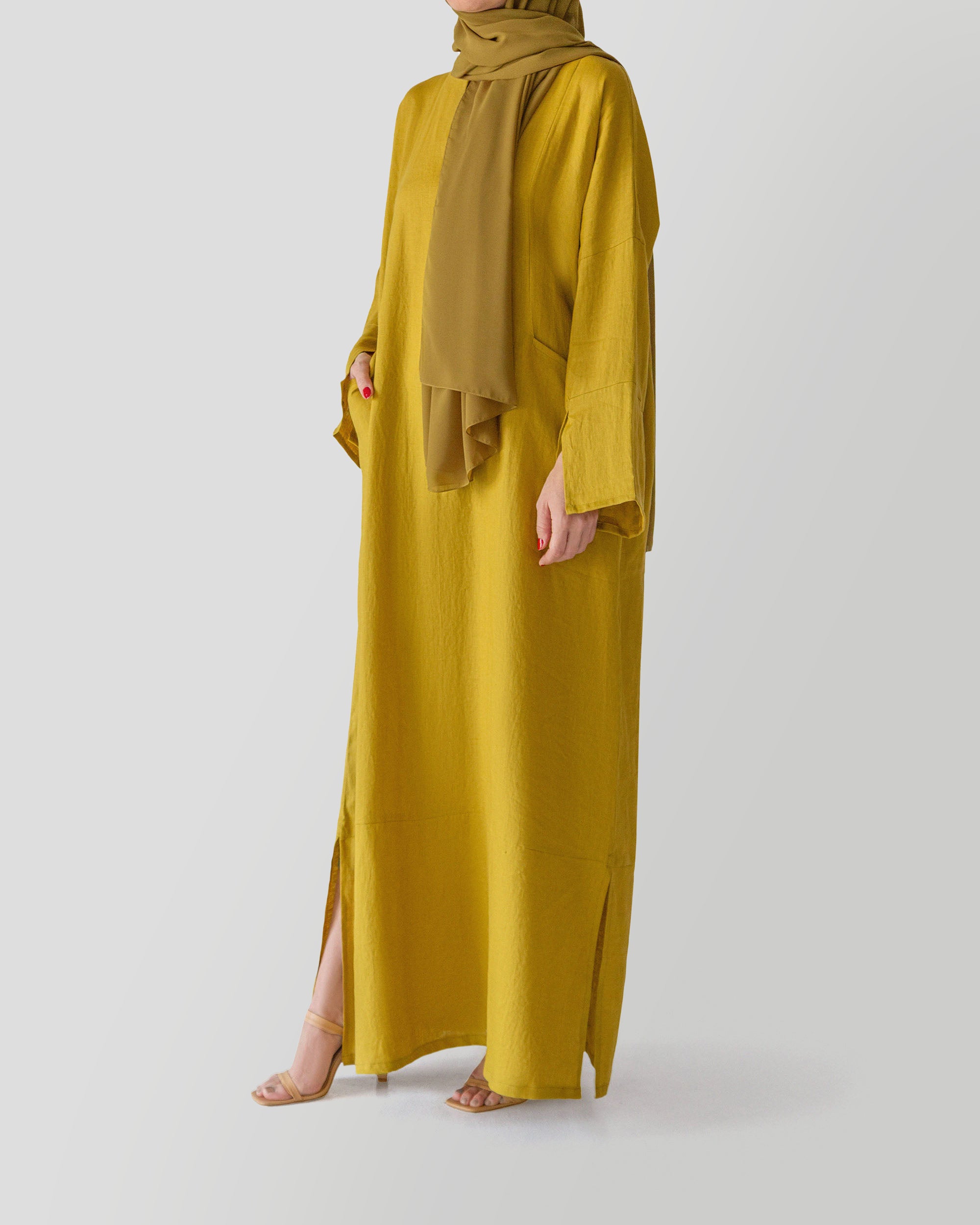 Poppy Kaftan in Lime