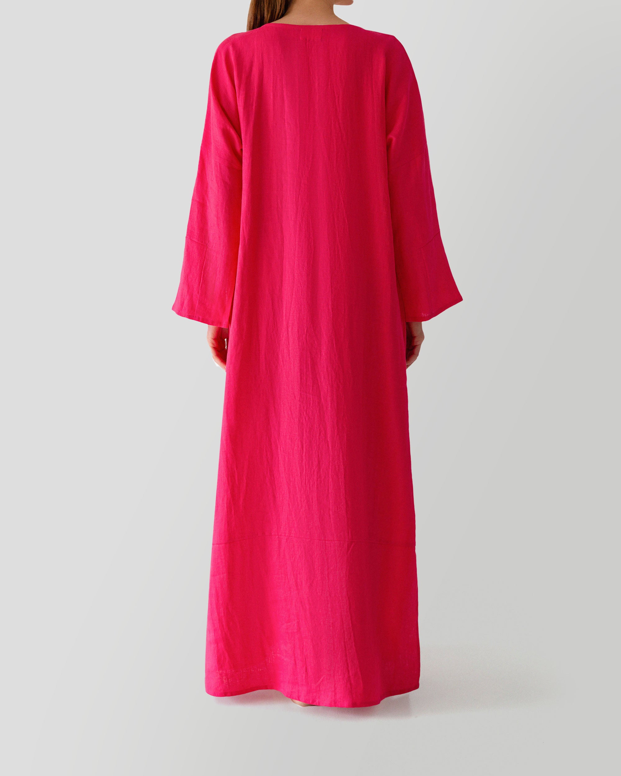 Poppy Kaftan in Fuchsia