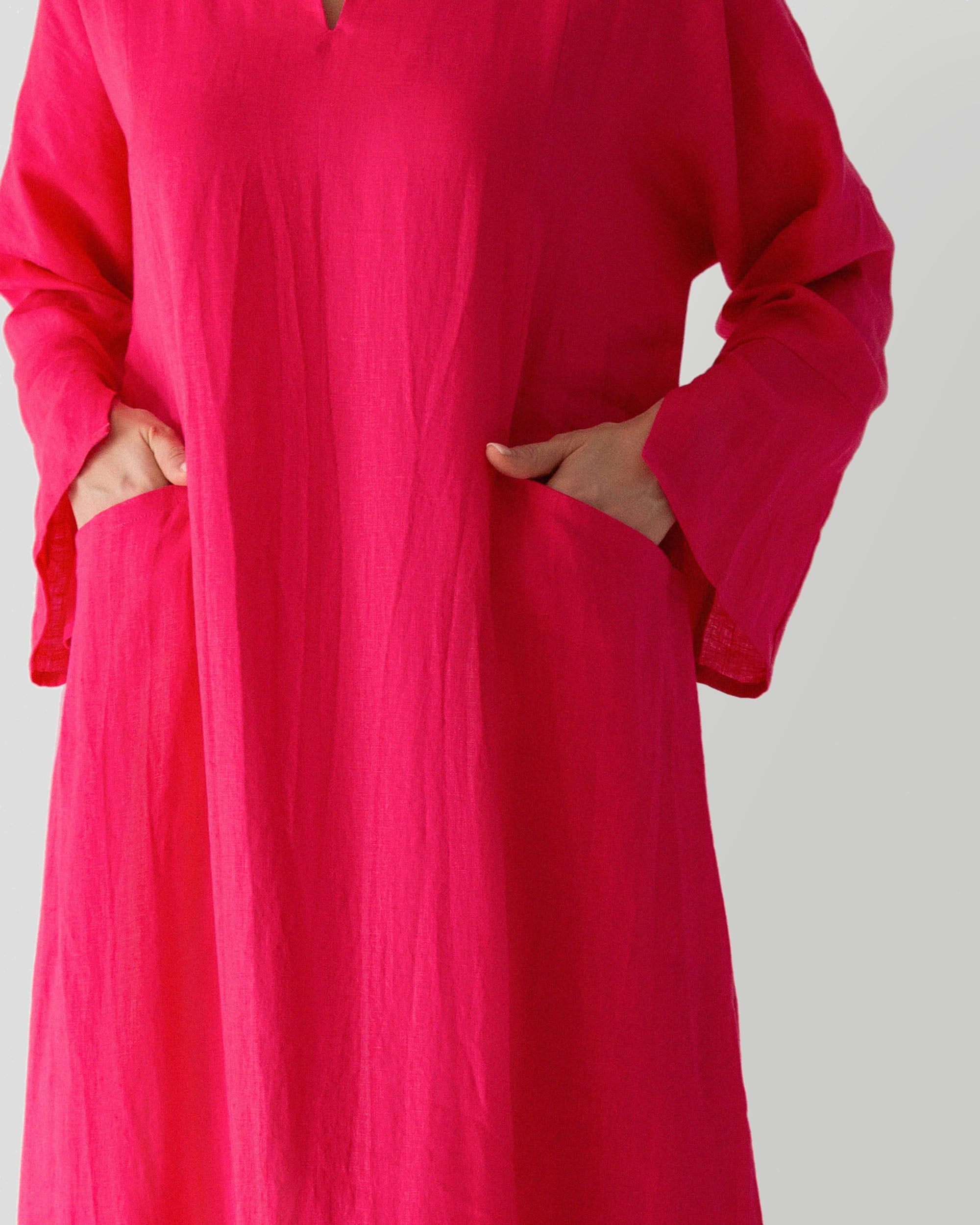 Poppy Kaftan in Fuchsia