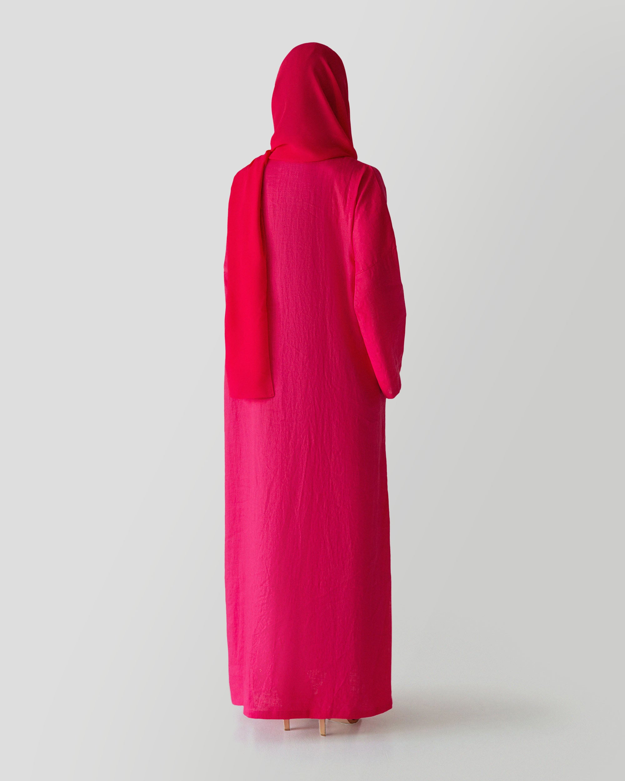 Poppy Kaftan in Fuchsia