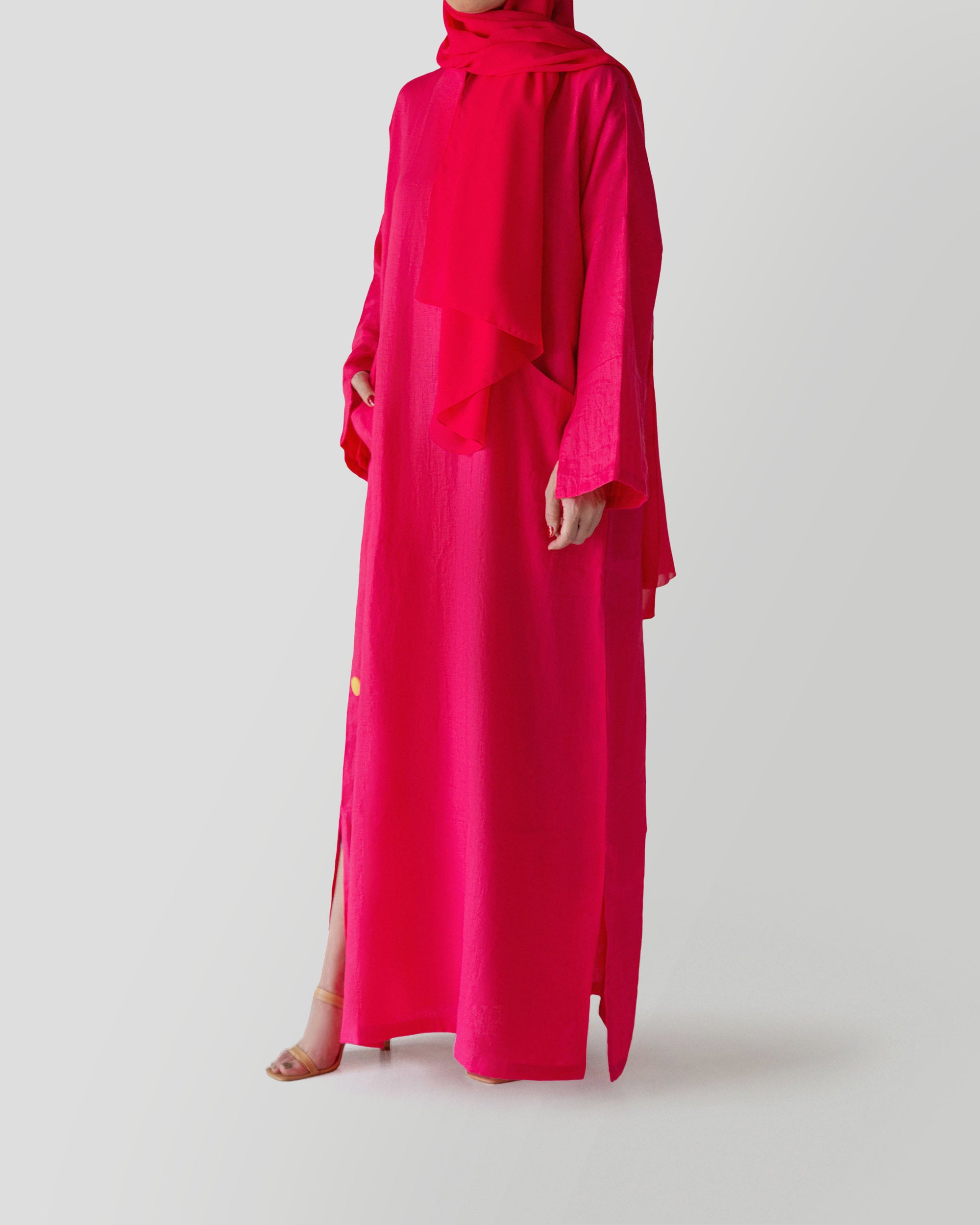 Poppy Kaftan in Fuchsia