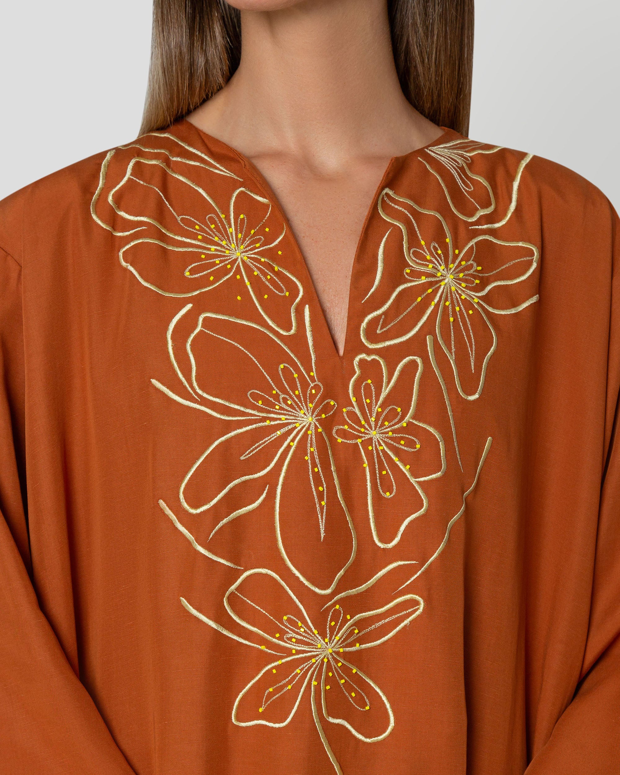 Mila Kaftan in Cinnamon