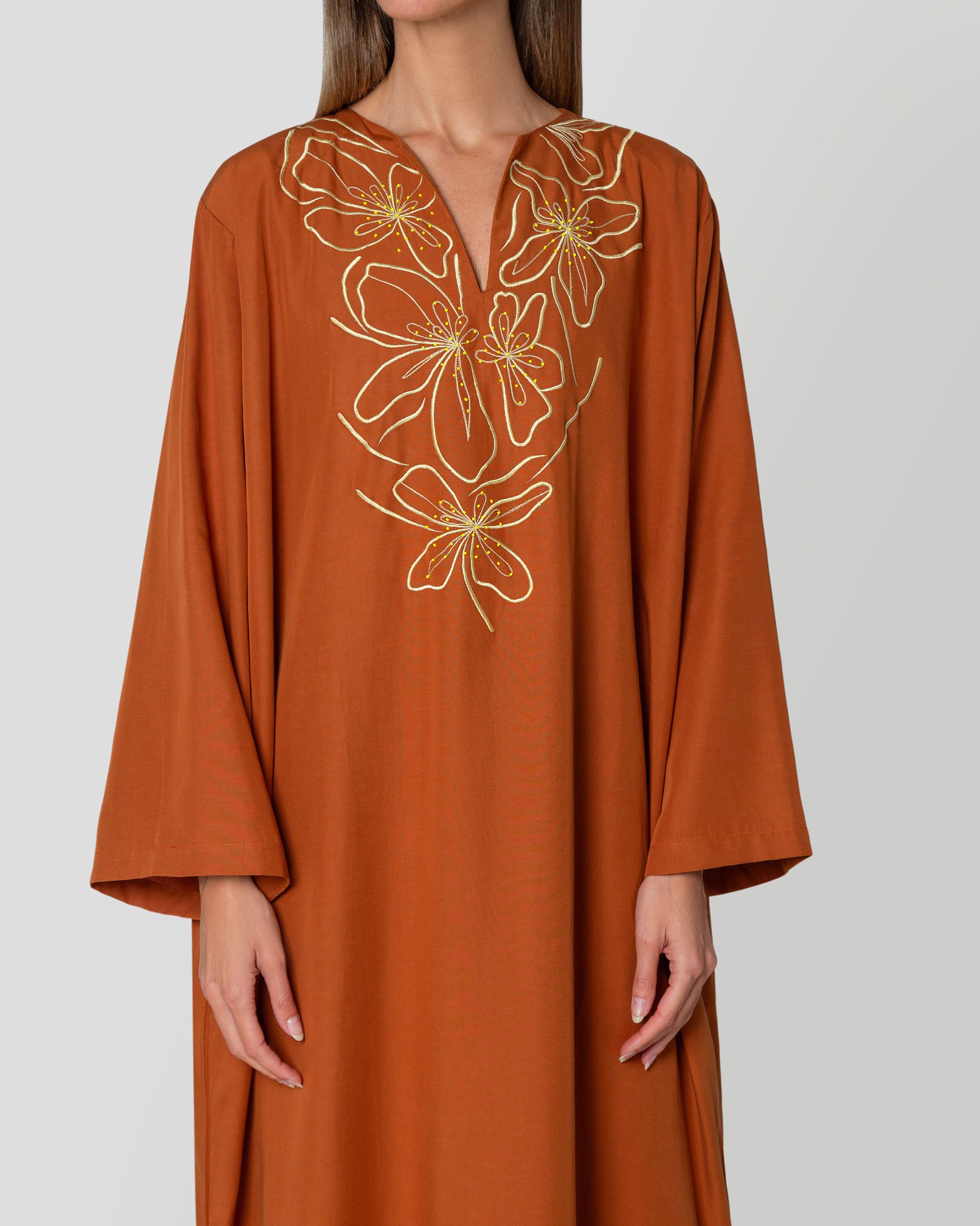 Mila Kaftan in Cinnamon