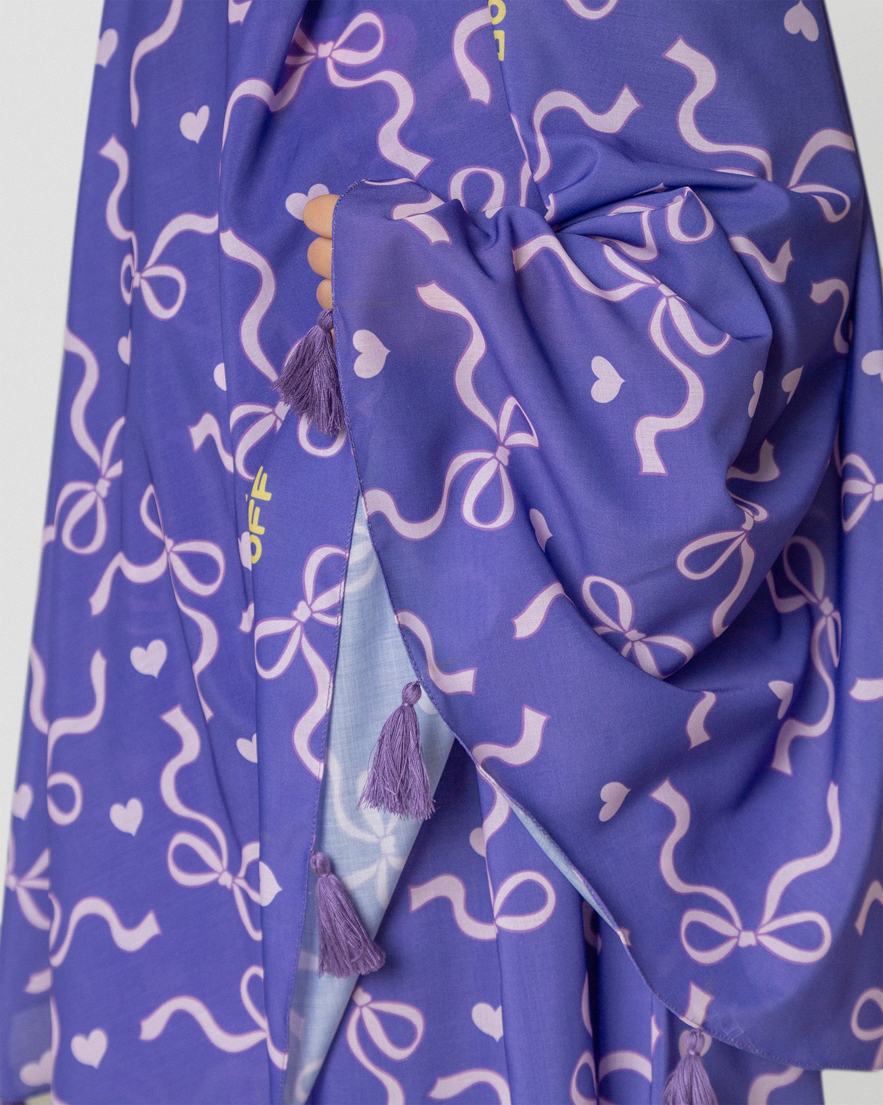 Ribbon Charm Prayer Dress in Purple