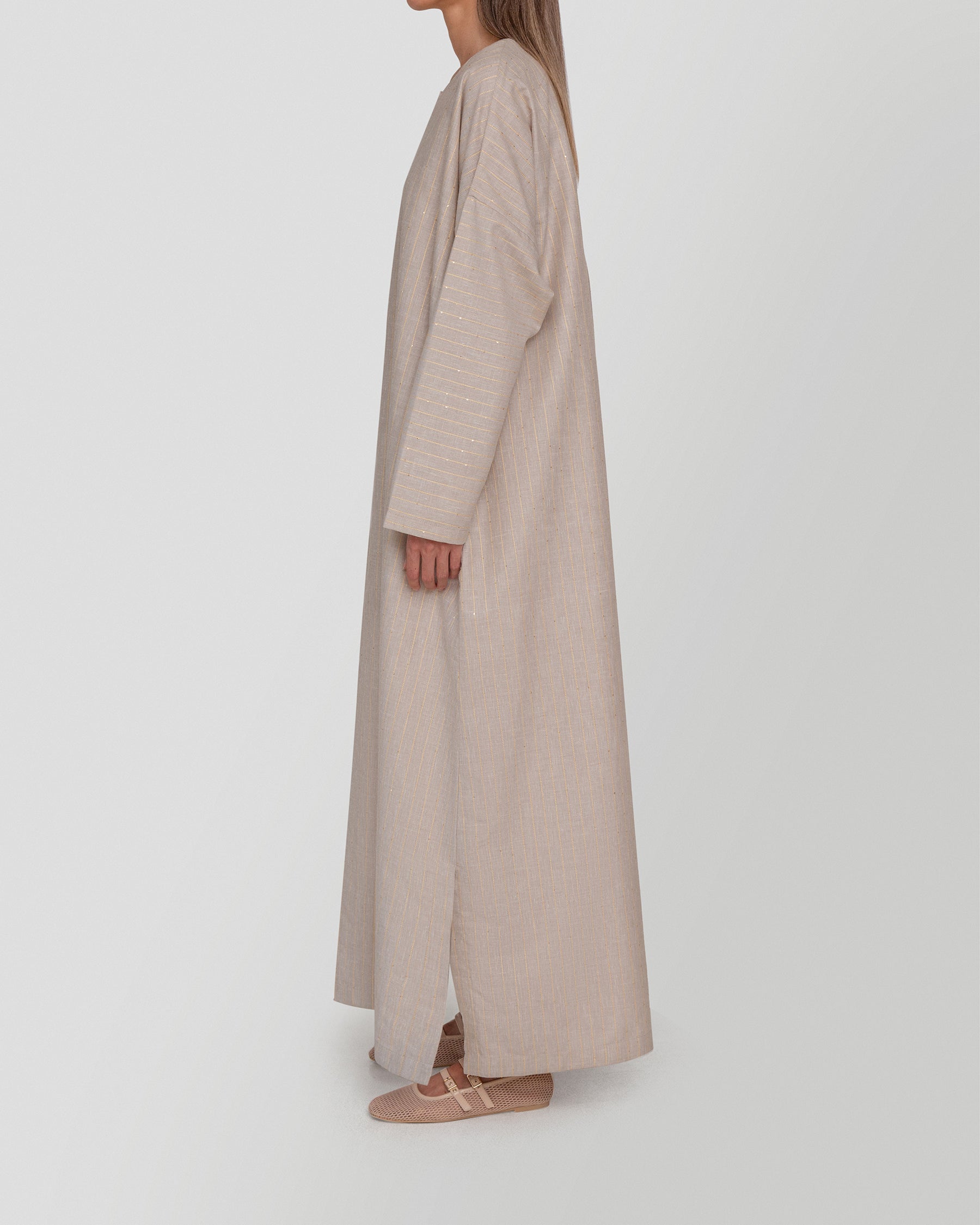 Lana Abaya in Desert Taupe