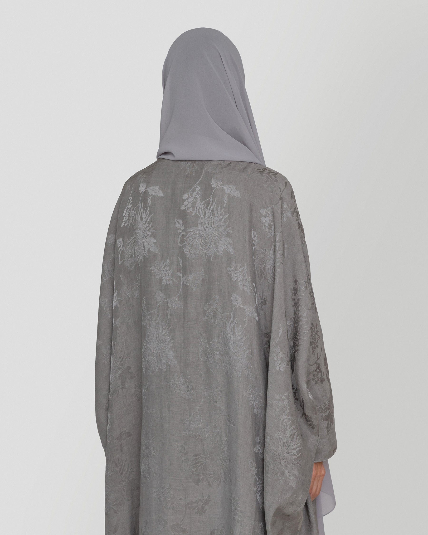 Maia Abaya in Charcoal