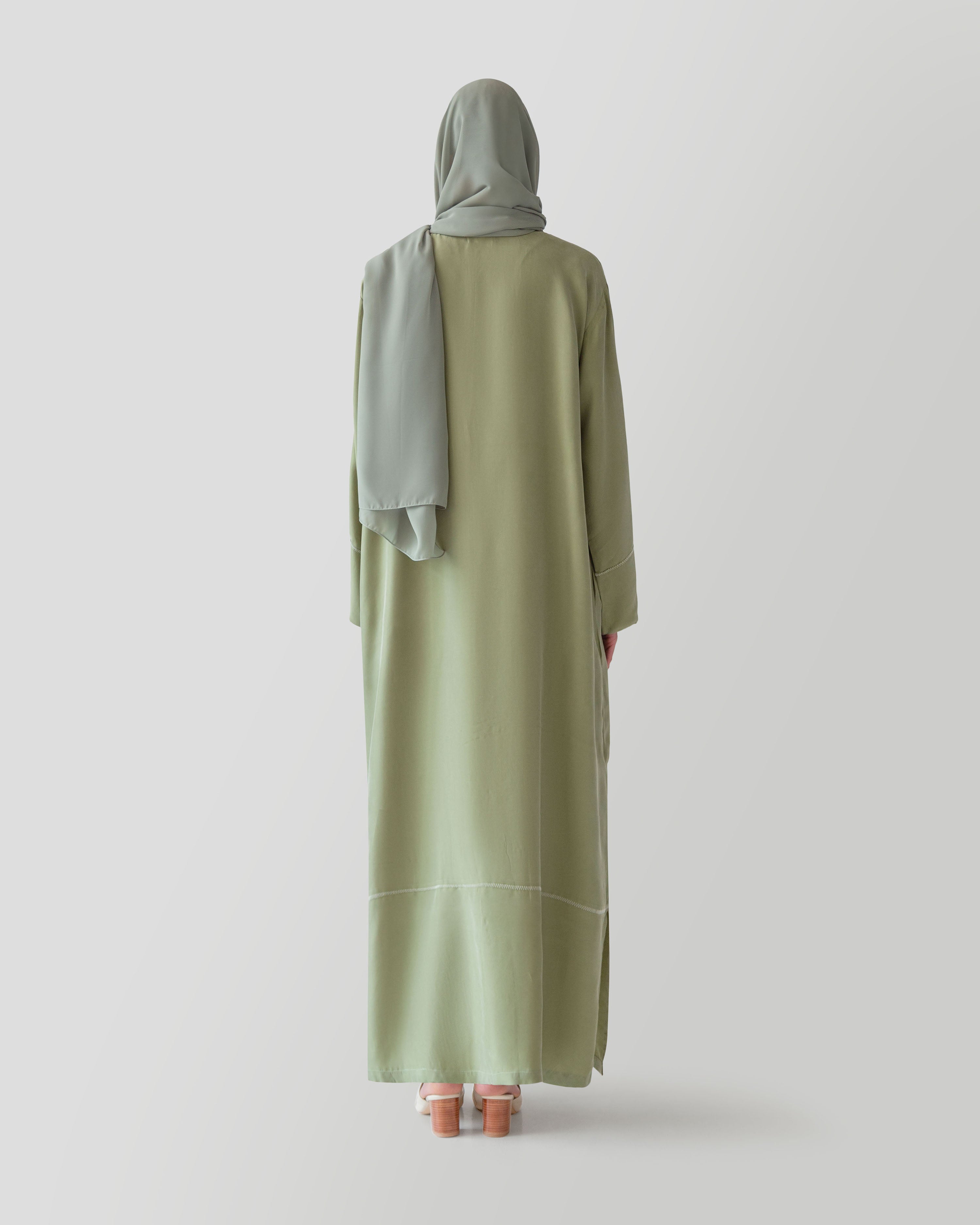 Eve Abaya in Sage Green