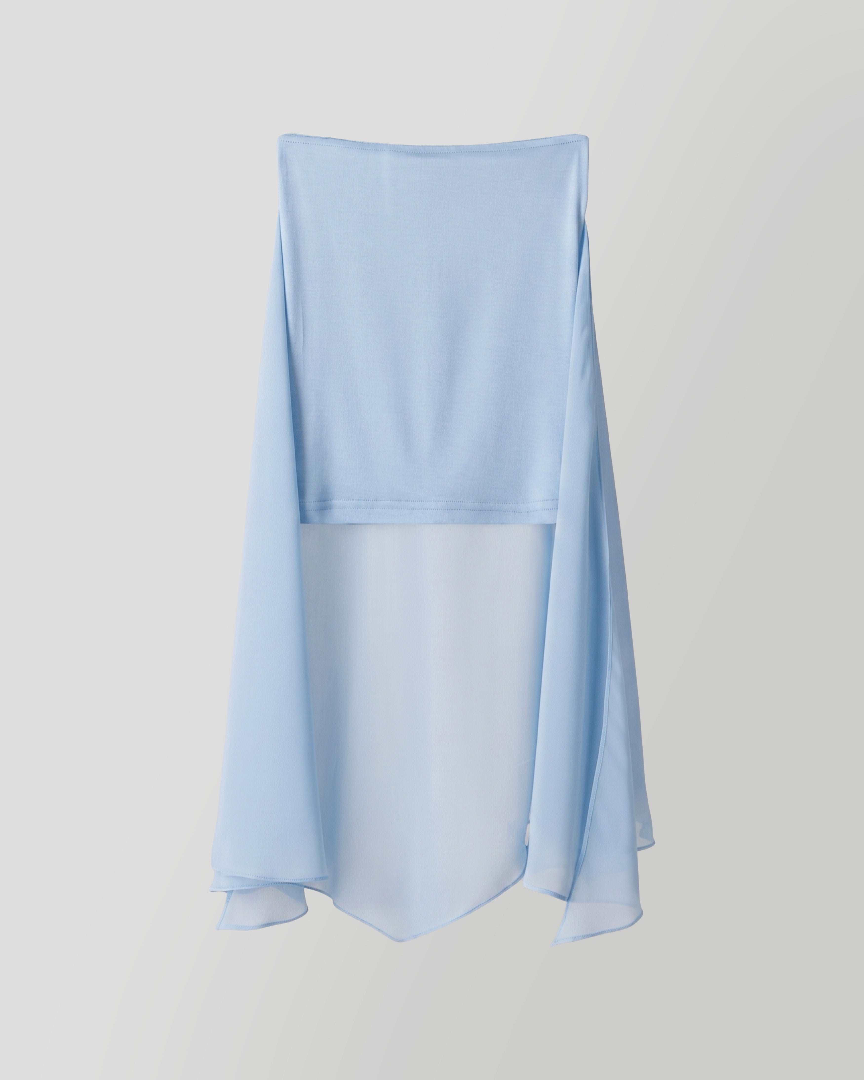 Travel Turban Scarf in Powder Blue