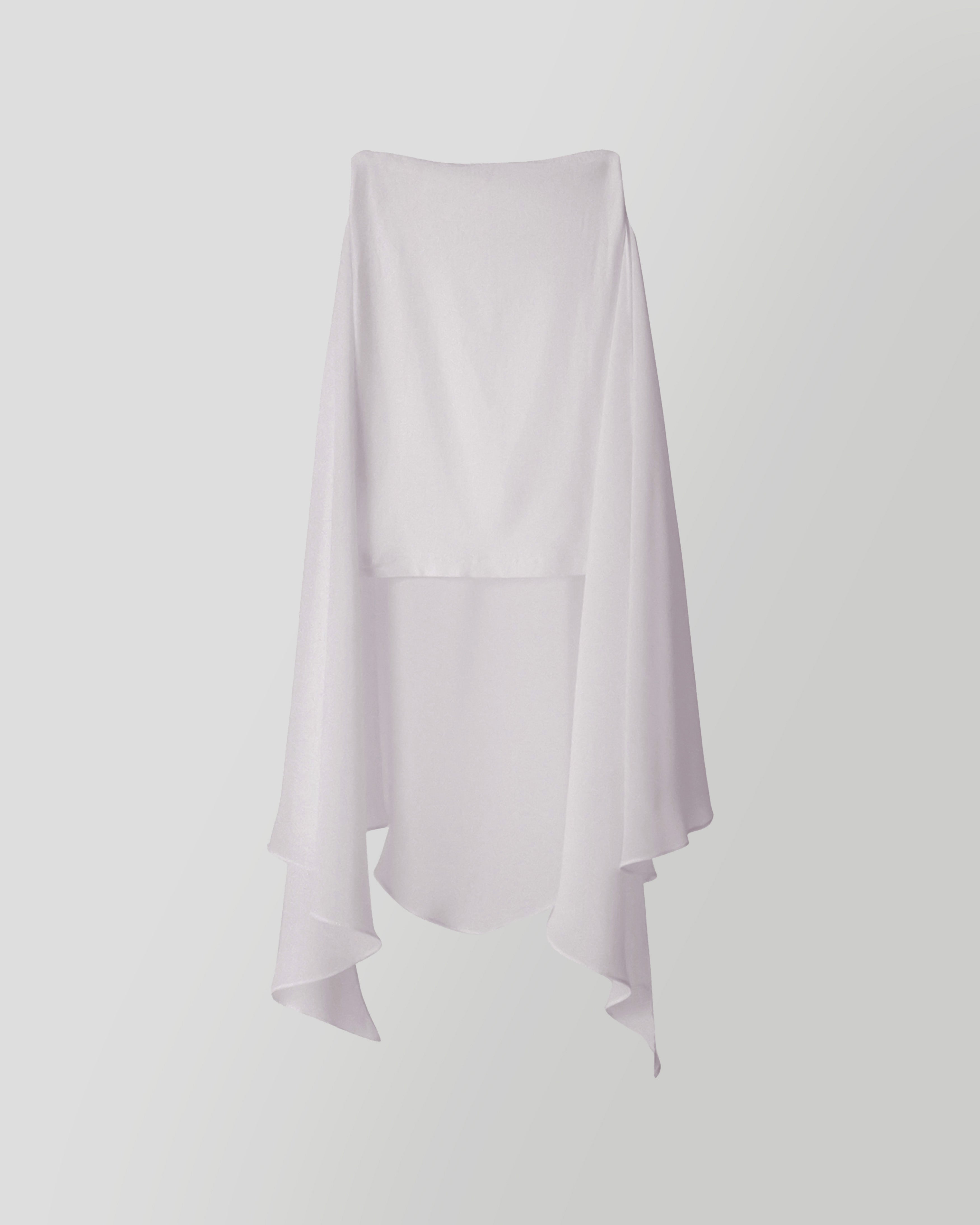 Travel Turban Scarf in Snow