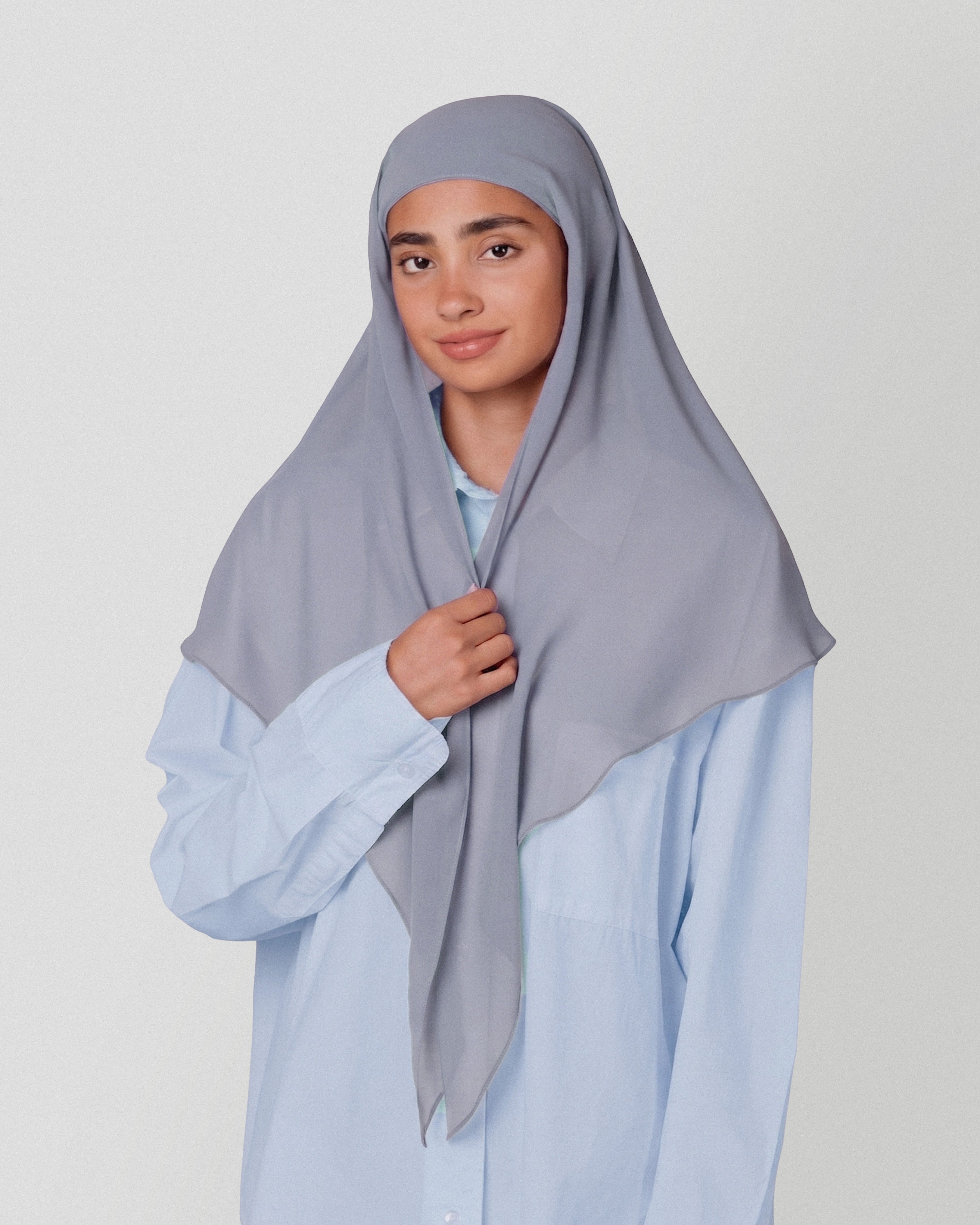 Travel Turban Scarf in Petrol Blue
