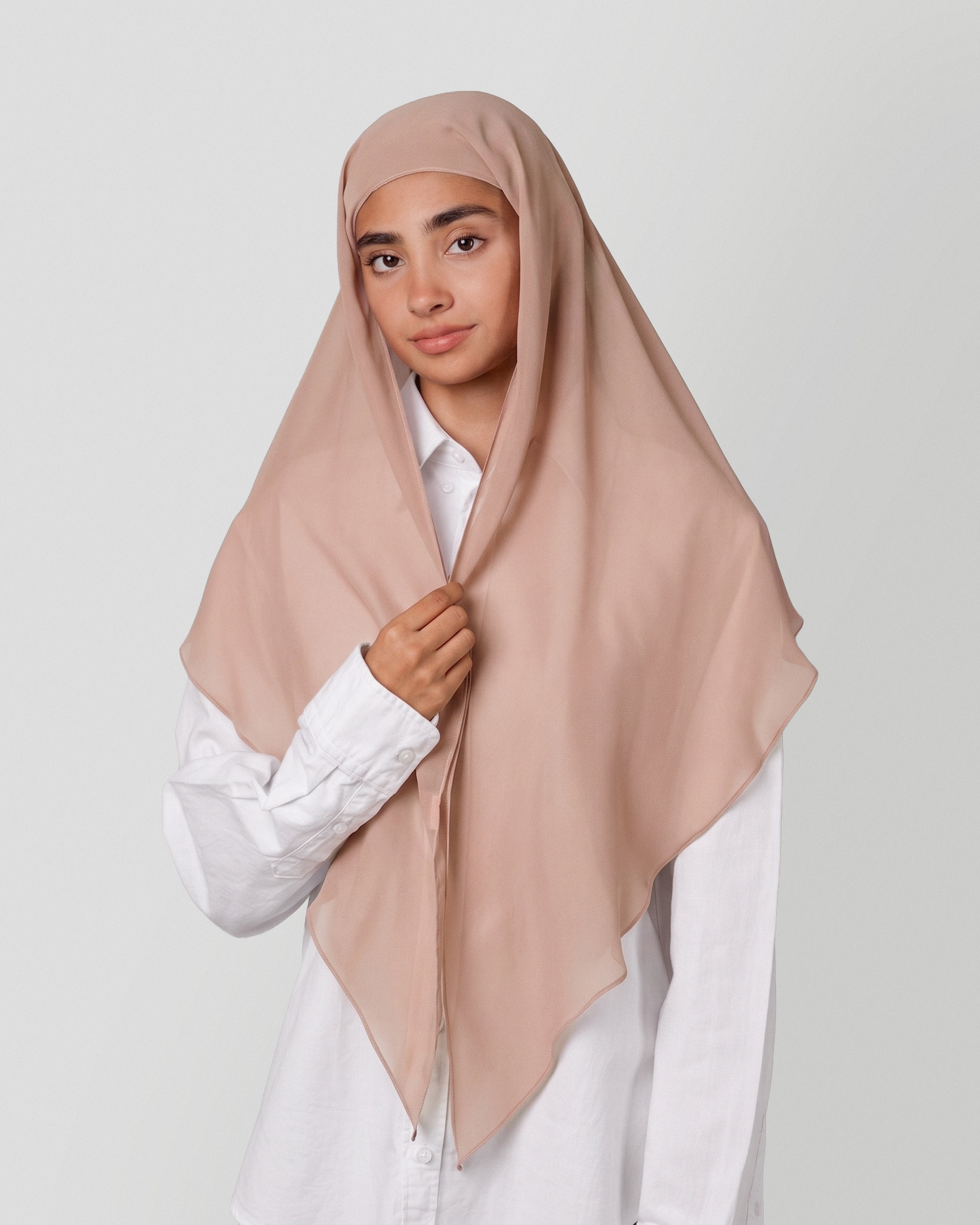 Travel Turban Scarf in Mocha Latte