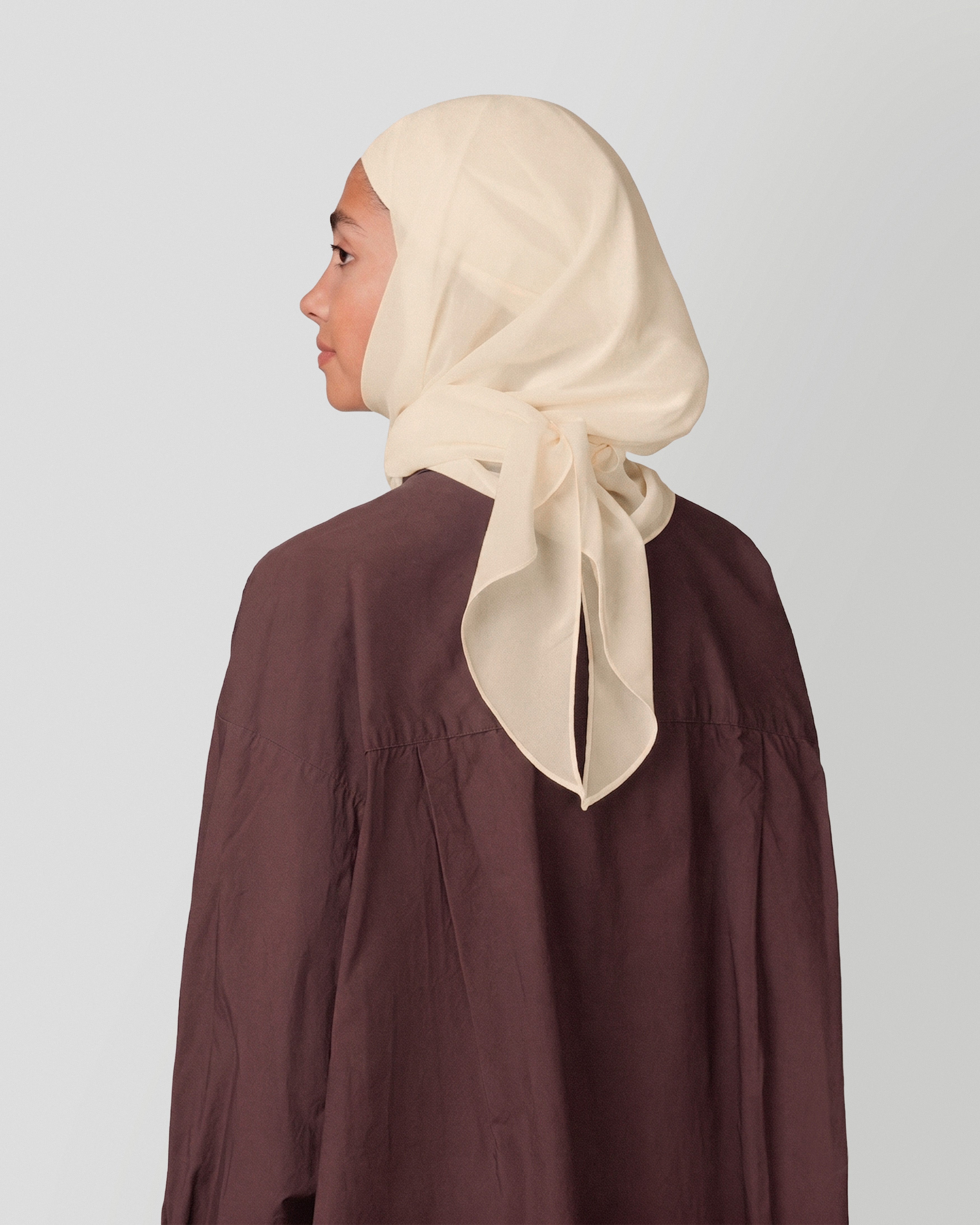 Travel Turban Scarf in Butter