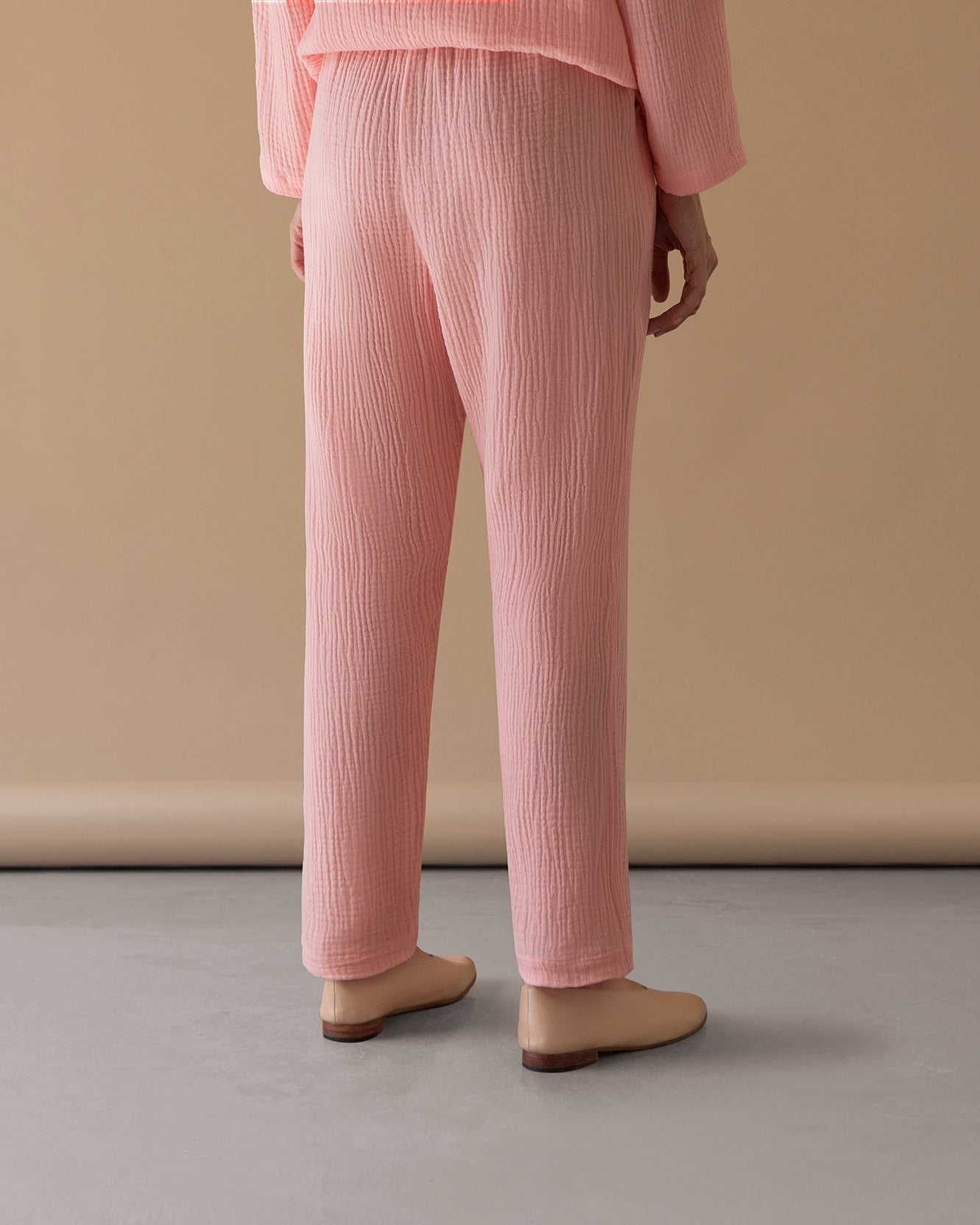 STRAIGHT PANTS - pink